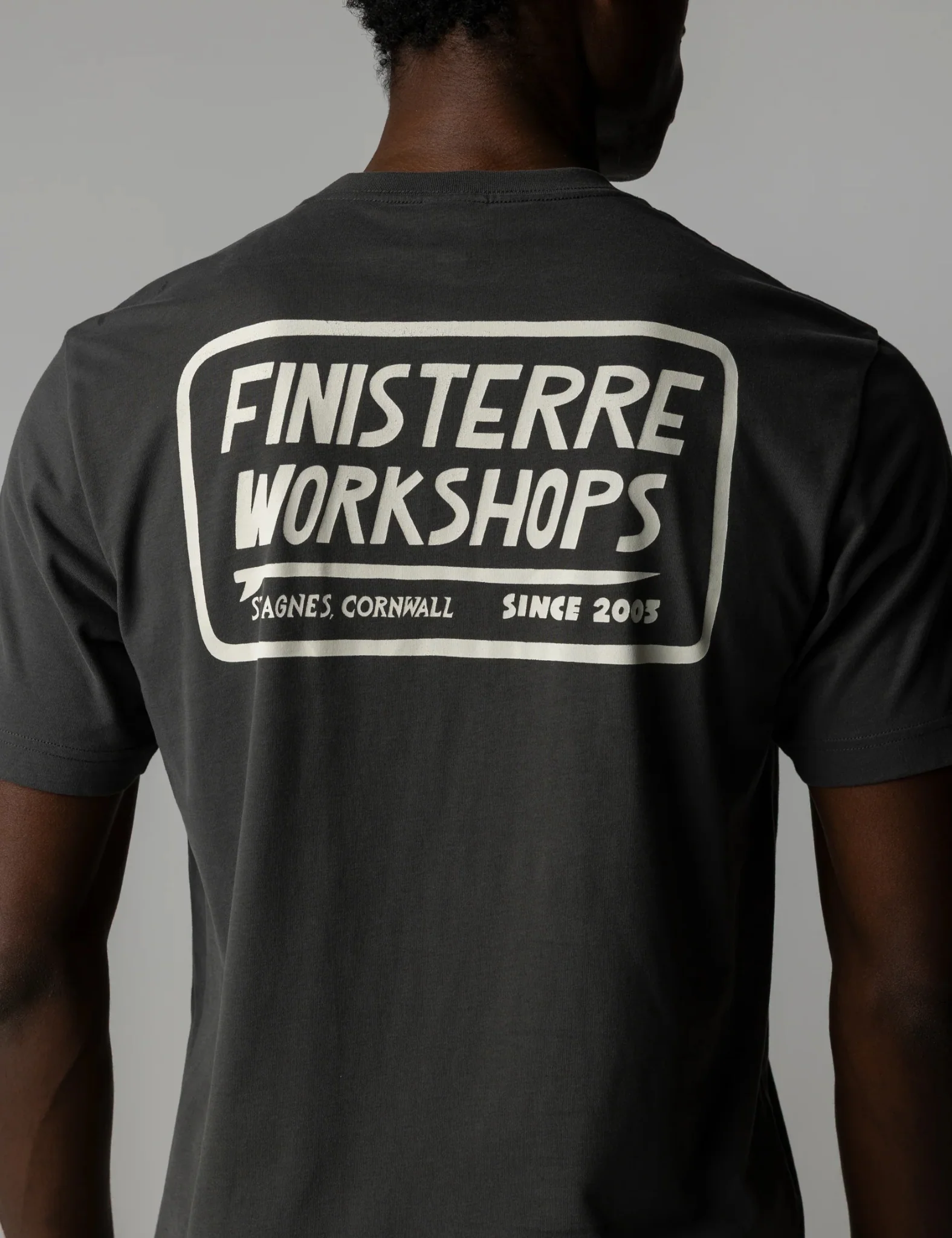 Finisterre Workshops T-Shirt - Raven Black - Image 3