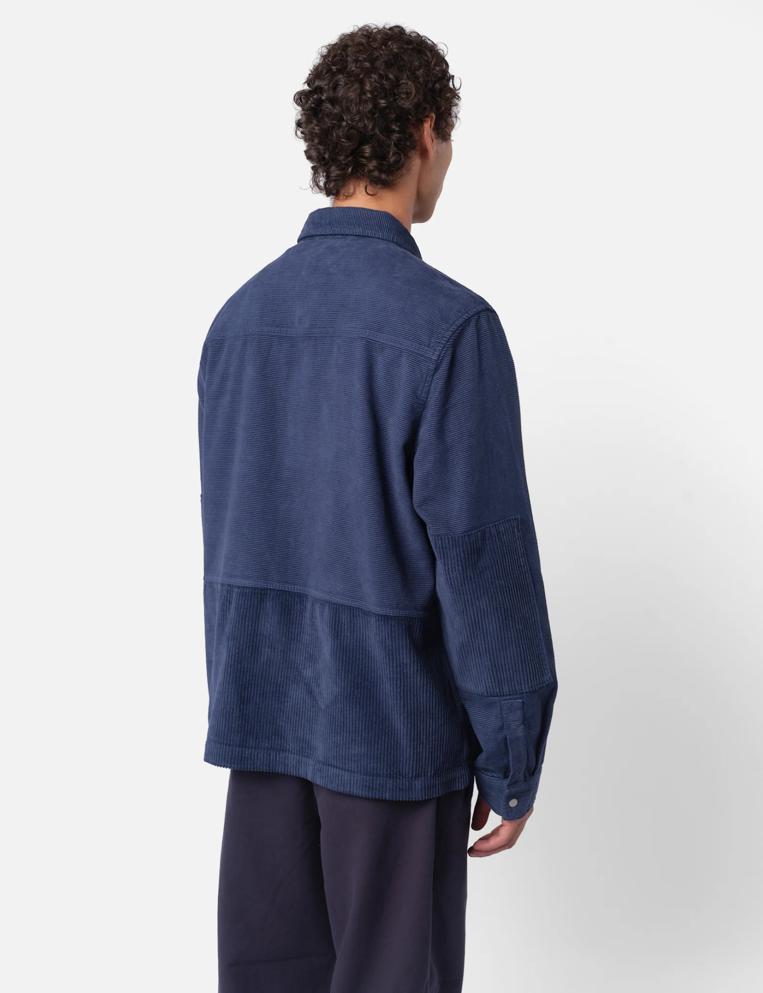 Folk Assembly Cord Mix Jacket - Soft Blue - Image 4