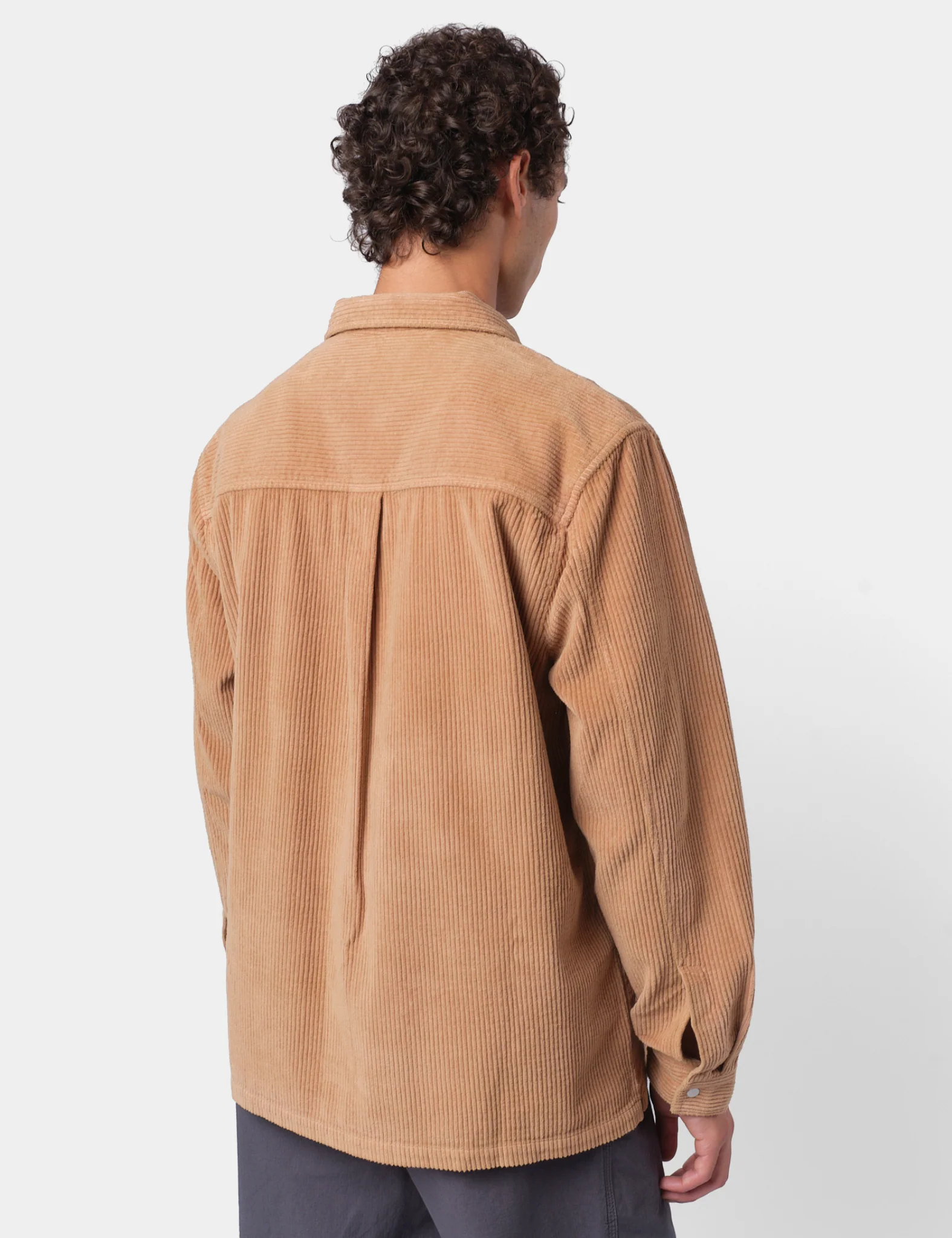 Folk Patch Corduroy Overshirt - Mink Chucky - Image 4