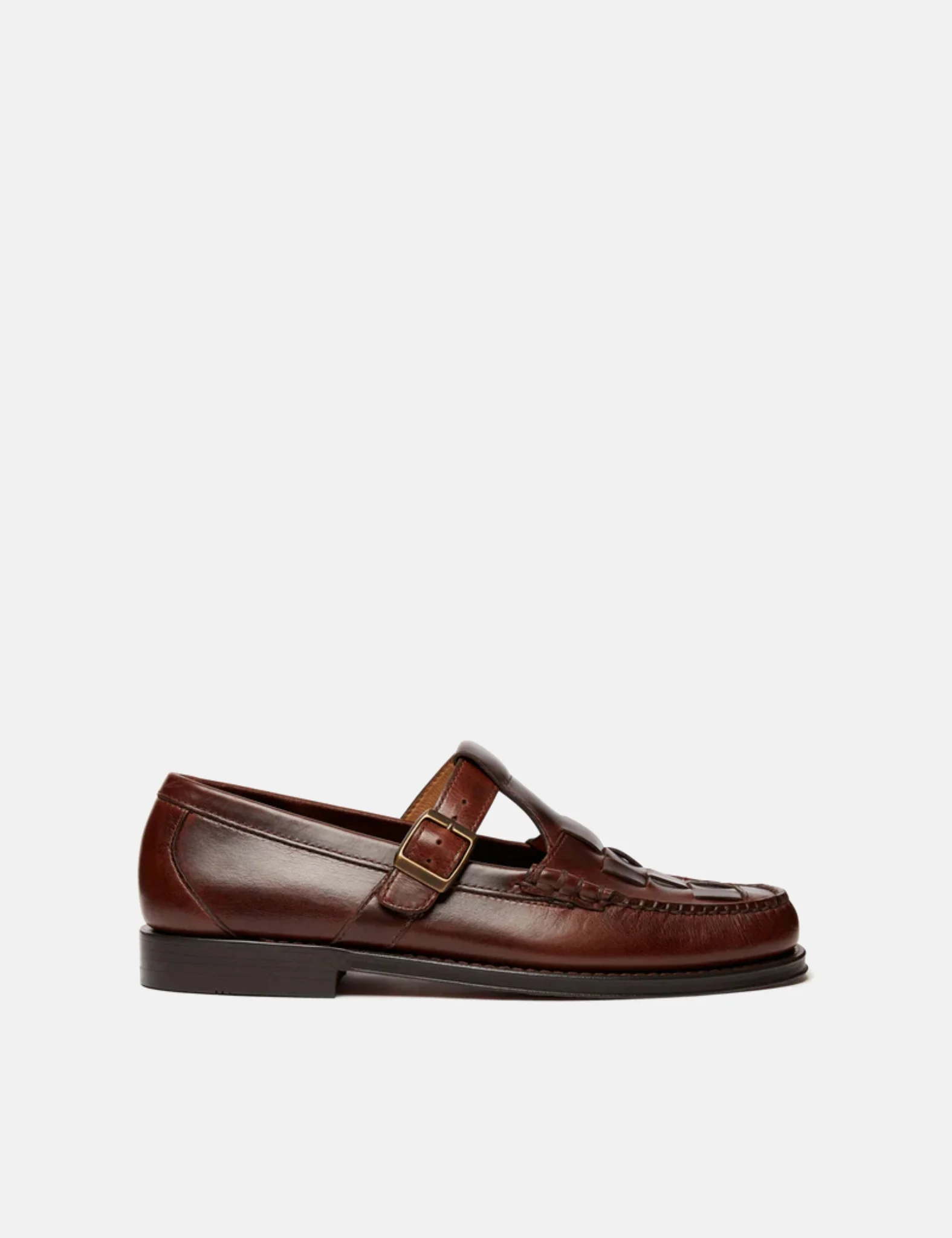 G.H. Bass Weejun Fisherman Sandals (Leather) - Chocolate Brown