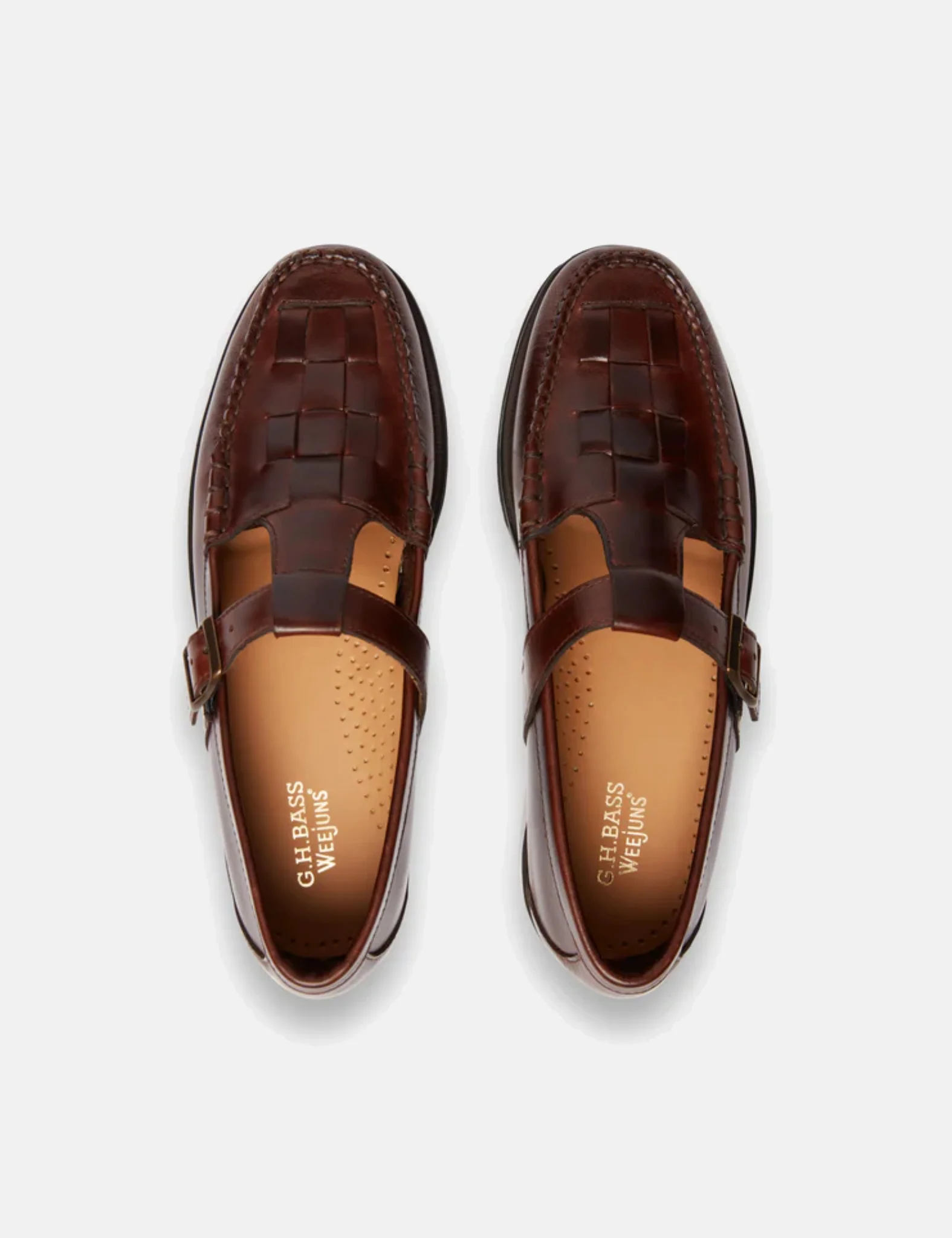 G.H. Bass Weejun Fisherman Sandals (Leather) - Chocolate Brown - Image 3