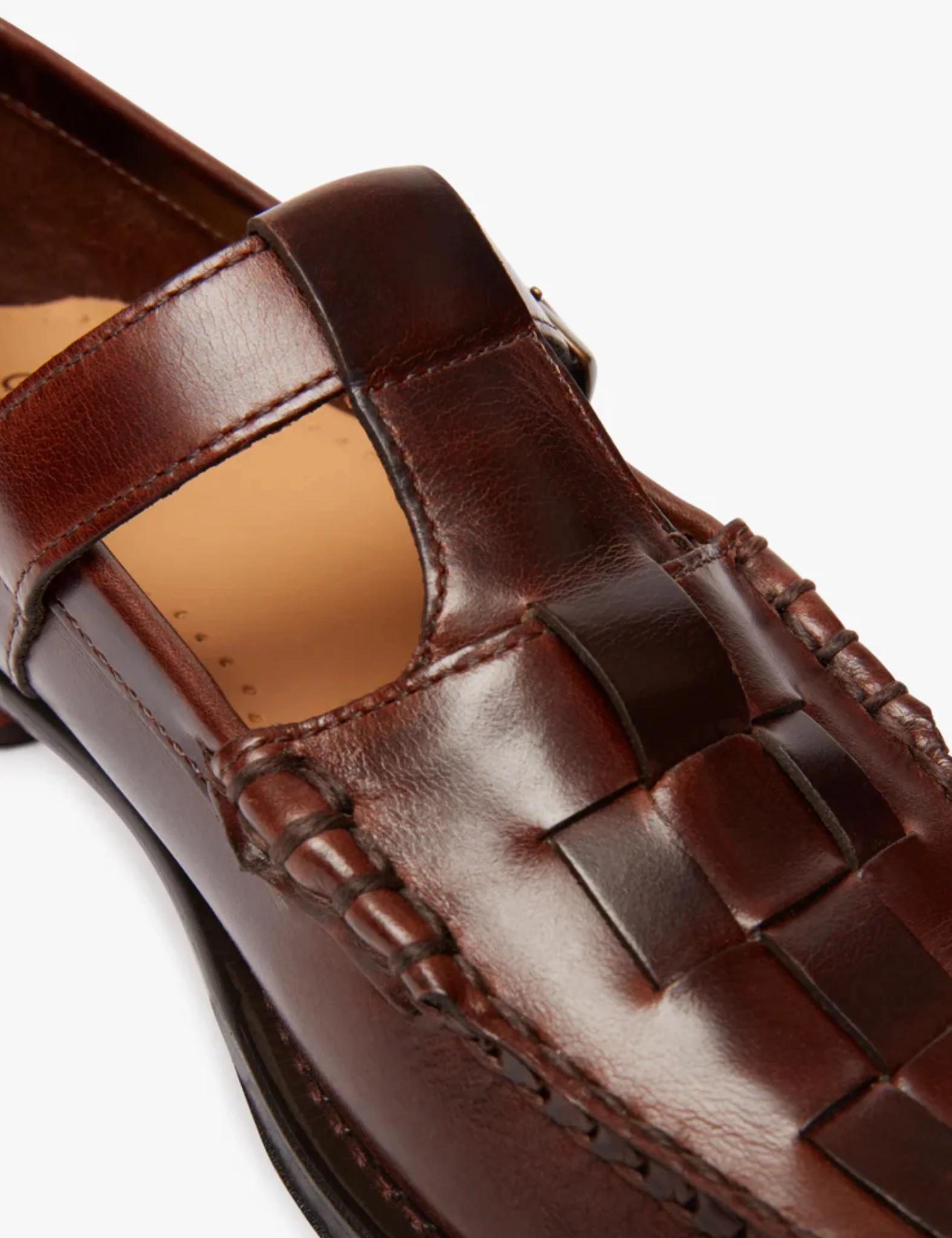 G.H. Bass Weejun Fisherman Sandals (Leather) - Chocolate Brown - Image 4