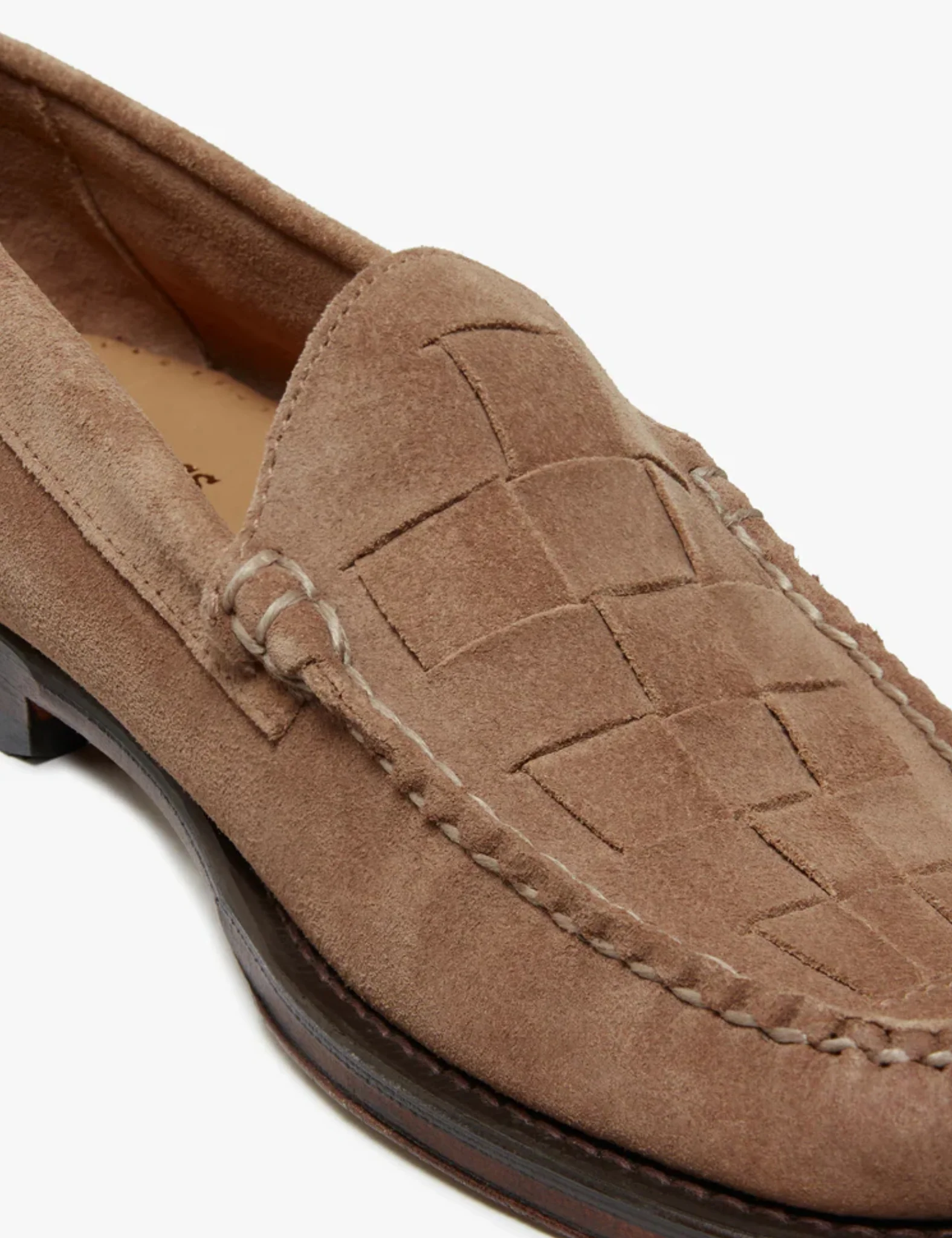 G.H. Bass Weejun Heritage Venetian Weave (Suede) - Earth Brown - Image 3