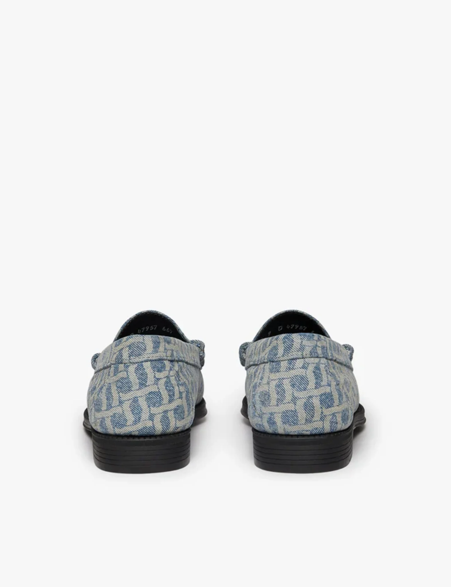 G.H. Bass X POP Easy Weejuns Lincoln Loafers (Denim) - Light Blue Denim - Image 4
