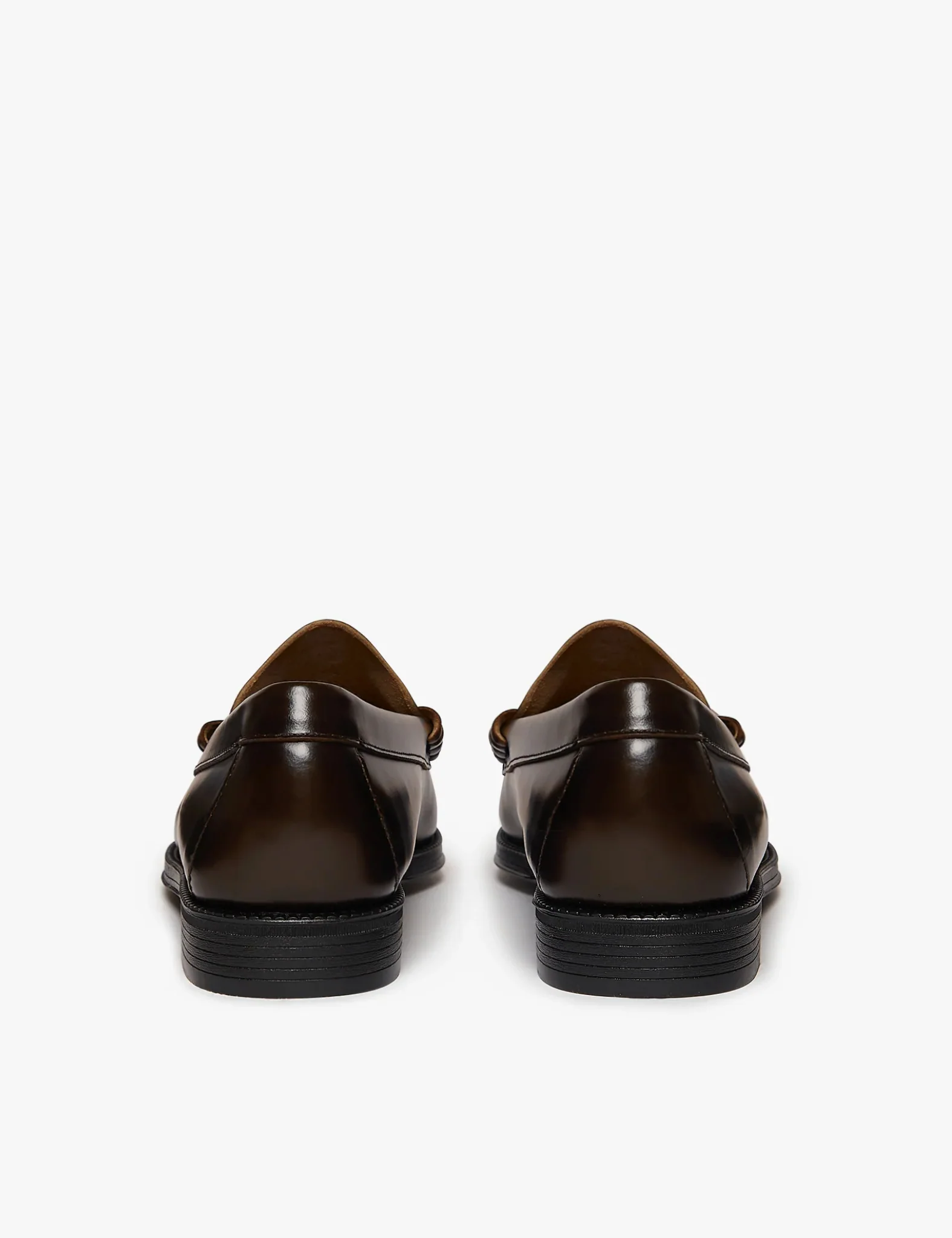 G.H. Bass X POP Easy Weejuns Lincoln Loafers (Leather) - Chocolate Brown - Image 4
