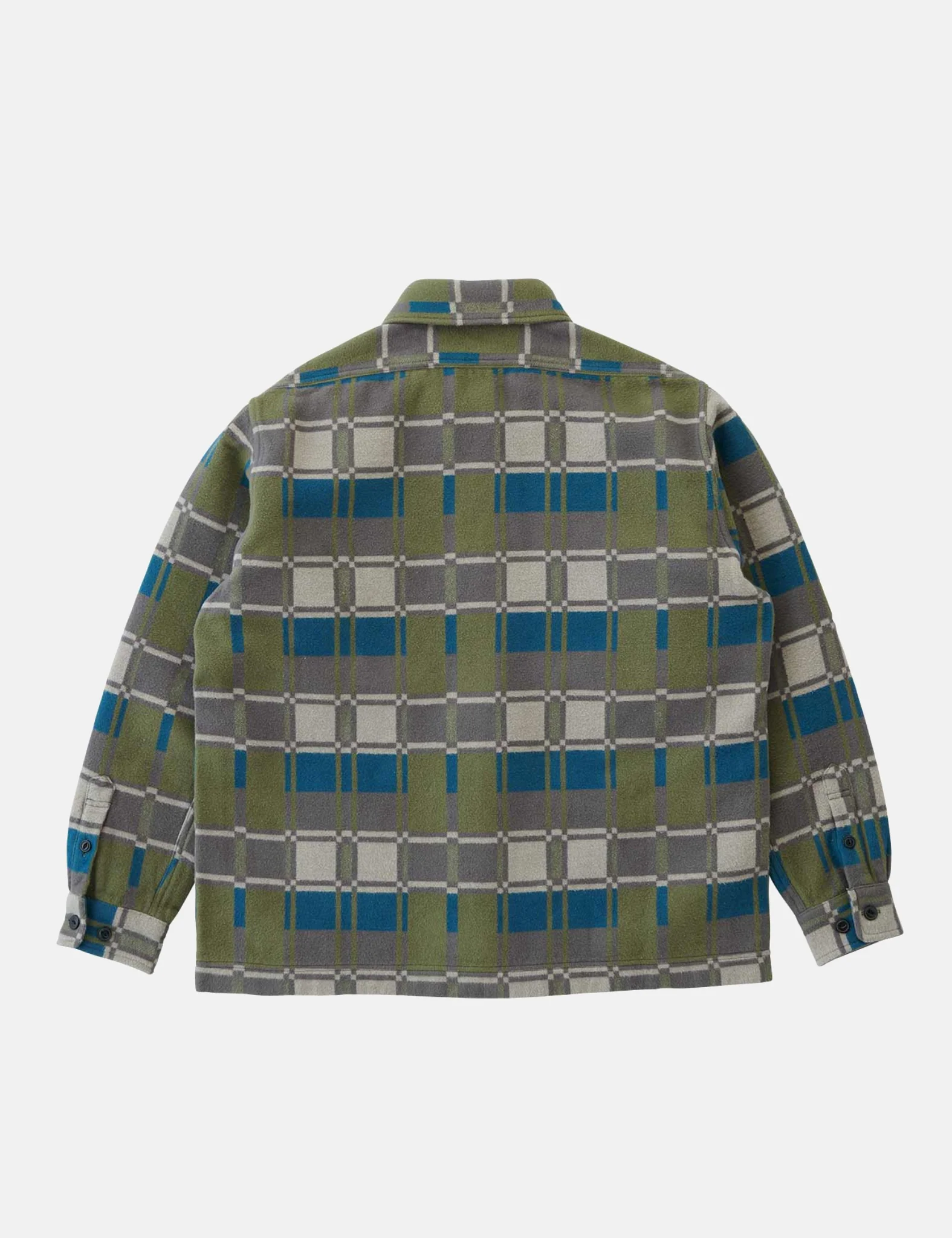Gramicci Anthony Flannel Check Shirt - Silver Grey - Image 6
