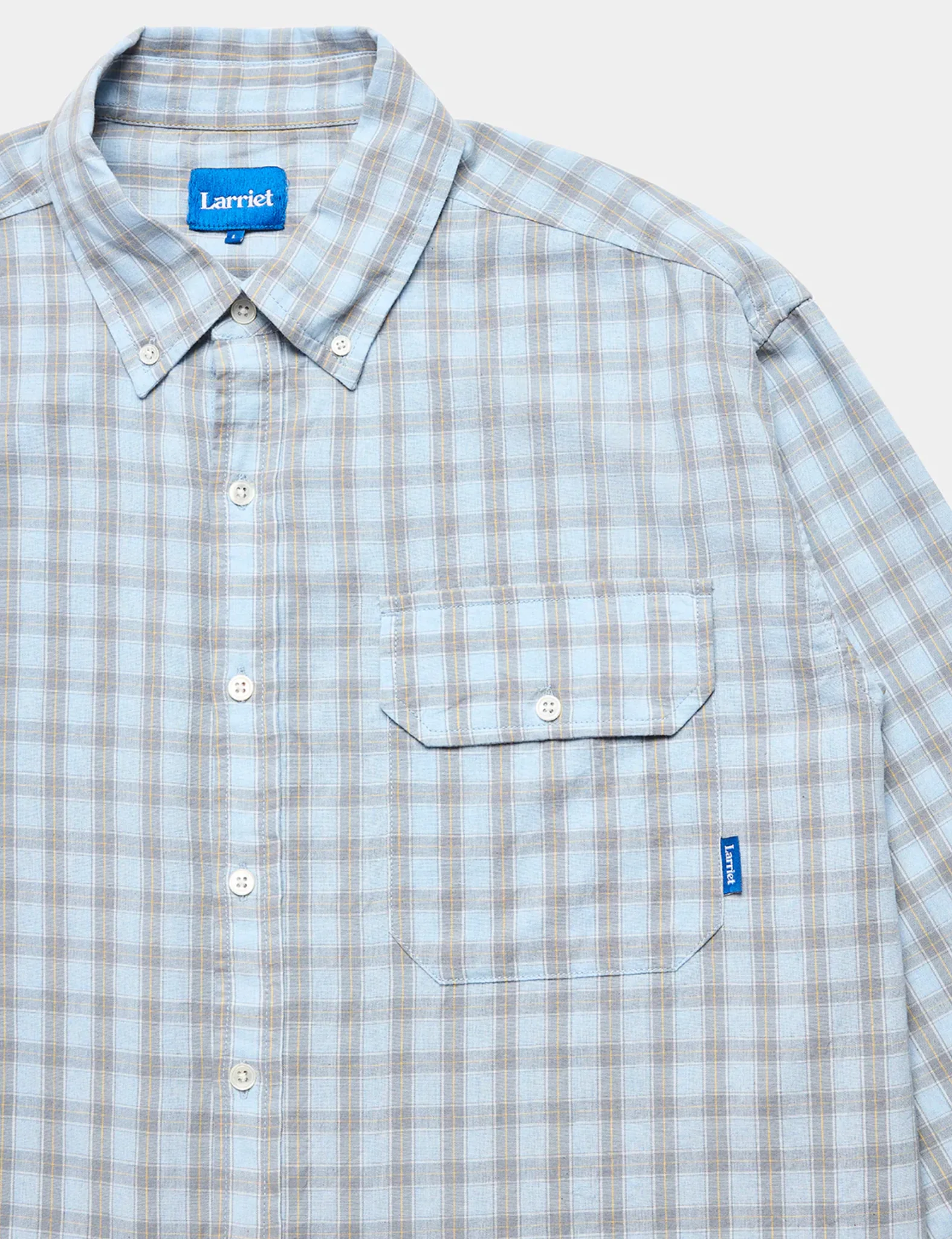 Larriet Weisner Rain Plaid Shirt - Blue - Image 3