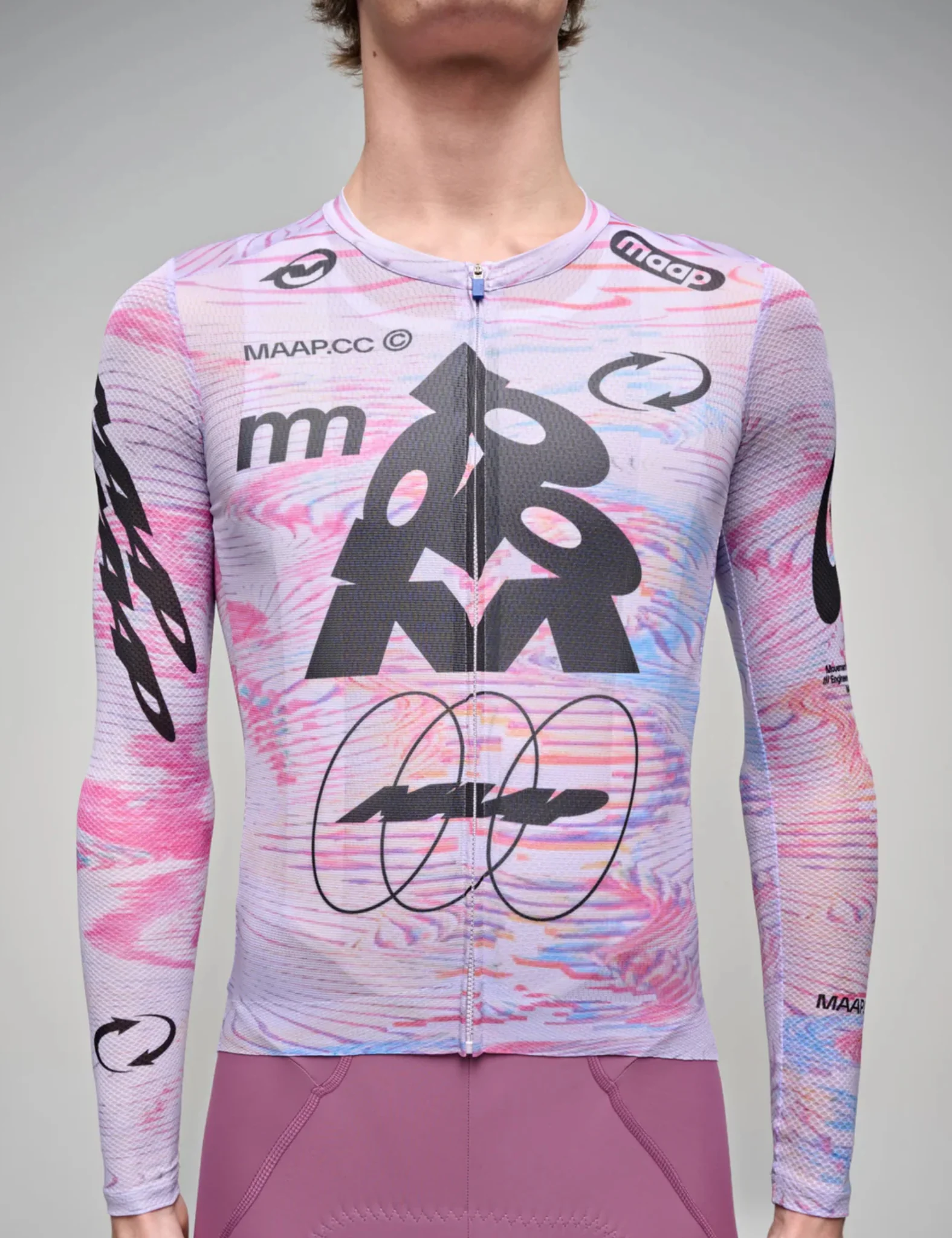MAAP Chroma Pro Air Long Sleeve Jersey 3.0 - Gumball Blue - Image 2