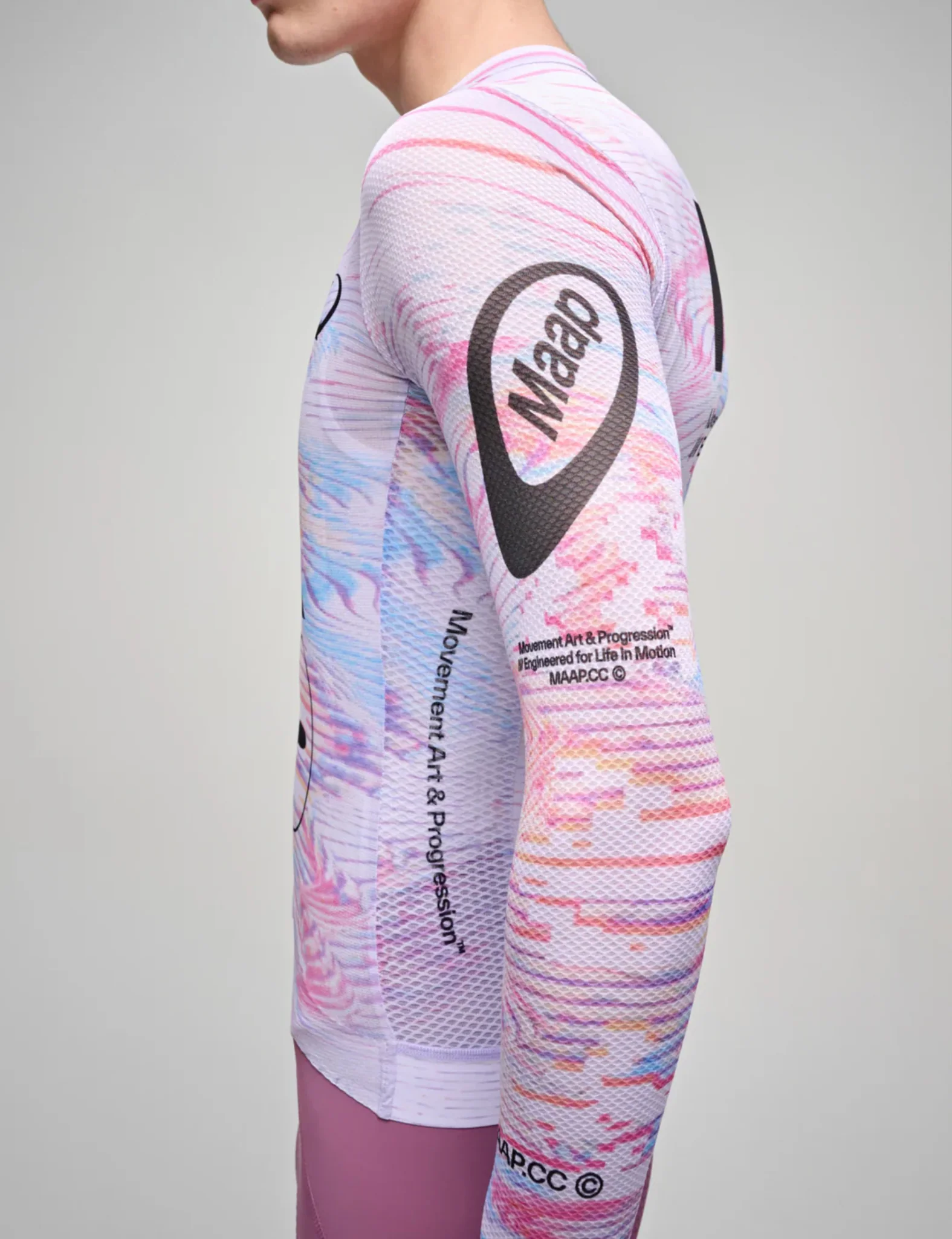 MAAP Chroma Pro Air Long Sleeve Jersey 3.0 - Gumball Blue - Image 3