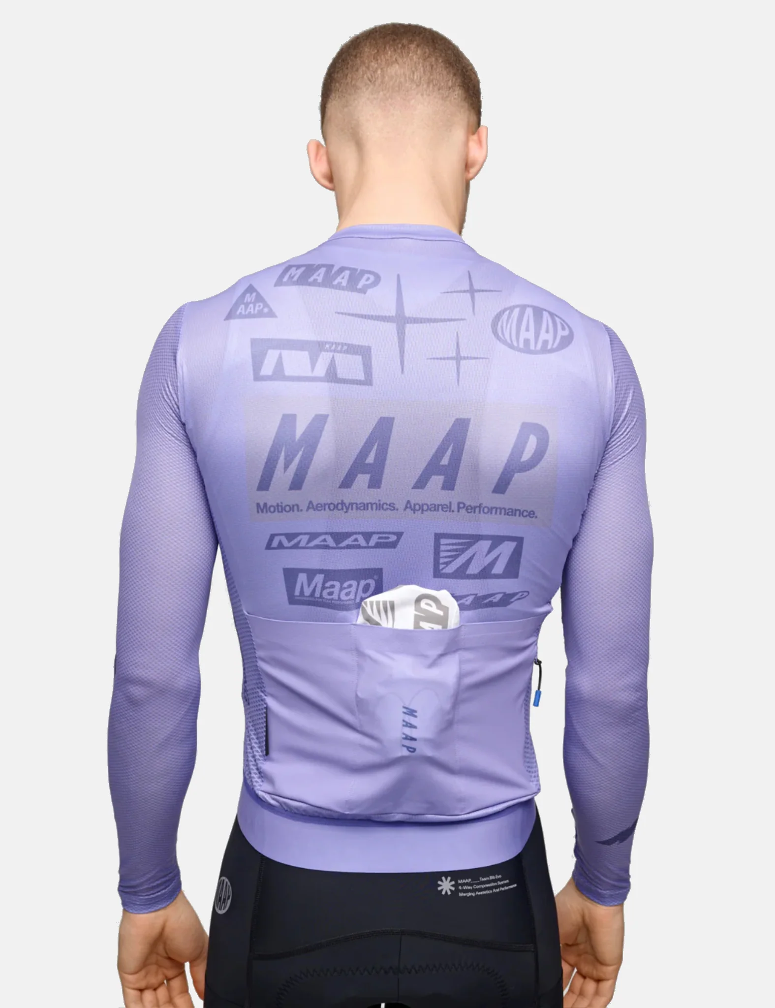 MAAP Drome Pro Air Long Sleeve Jersey 3.0 - Lavender - Image 3
