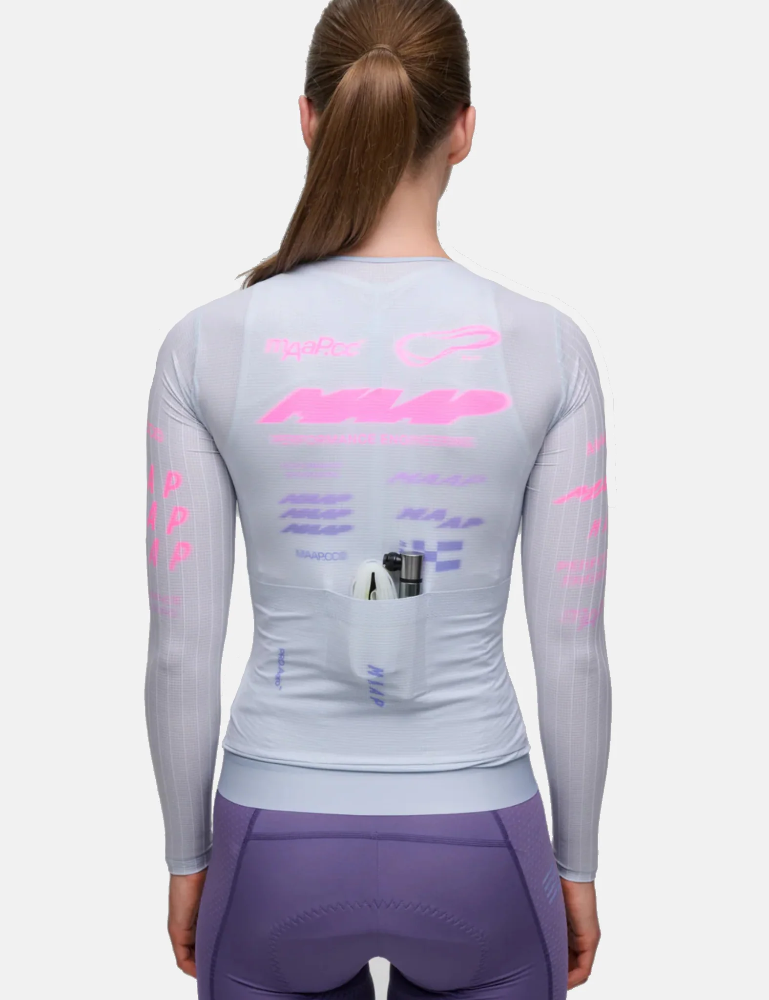 MAAP Womens Beta Pro Aero LS Jersey - Xenon Purple - Image 2
