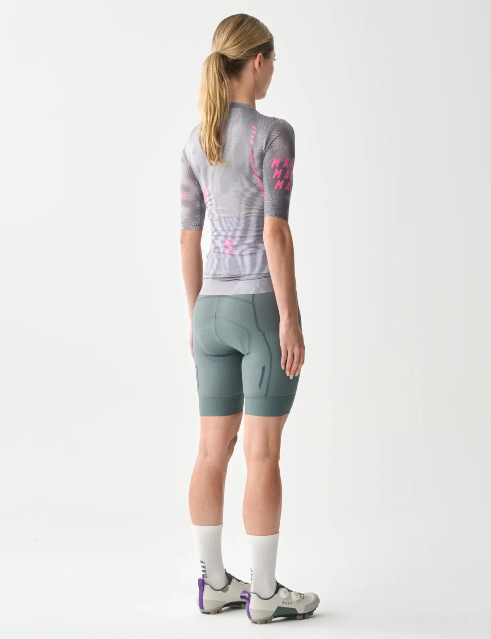 MAAP Womens Privateer C.H Pro Air Jersey 3.0 - Steel Grey - Image 4