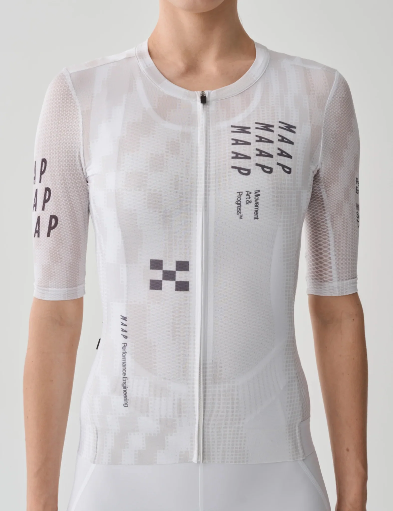 MAAP Womens Privateer F.O Pro Air Jersey 3.0 - White - Image 2