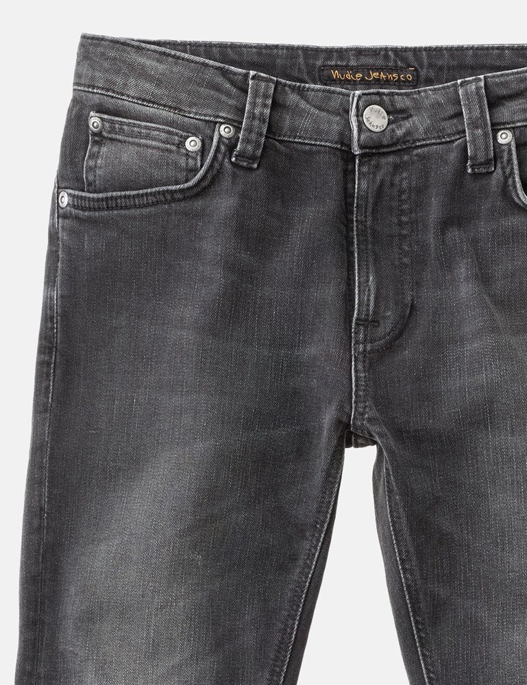 Nudie Skinny Lin Jeans (Super Tight) - Black Movement - Image 3