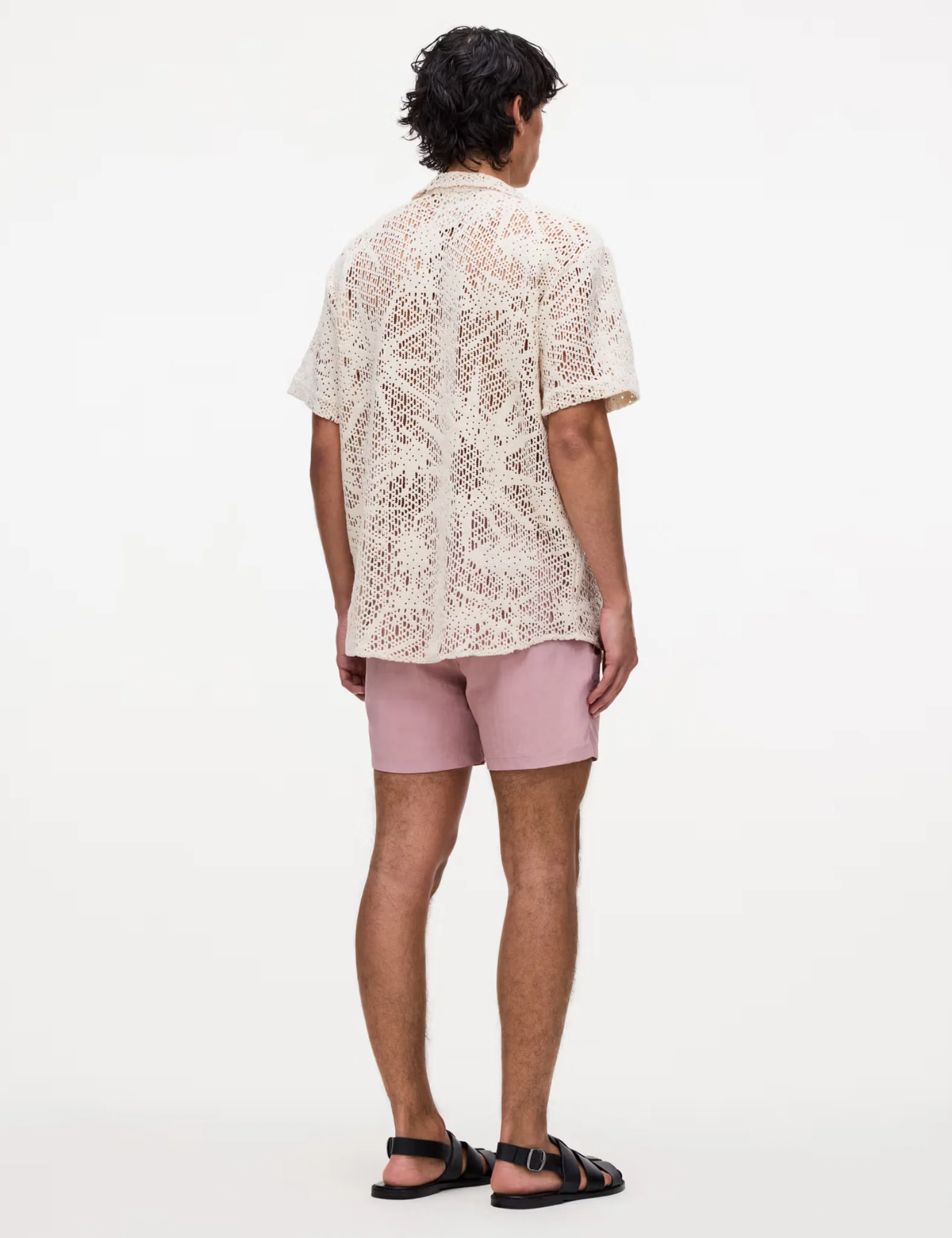 OAS Blush Nylon Swim Shorts - Pink - Image 4
