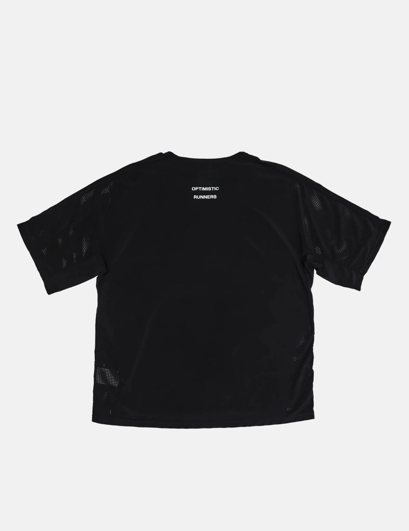 Optimistic Runners Perforated T-Shirt - Black - Image 2