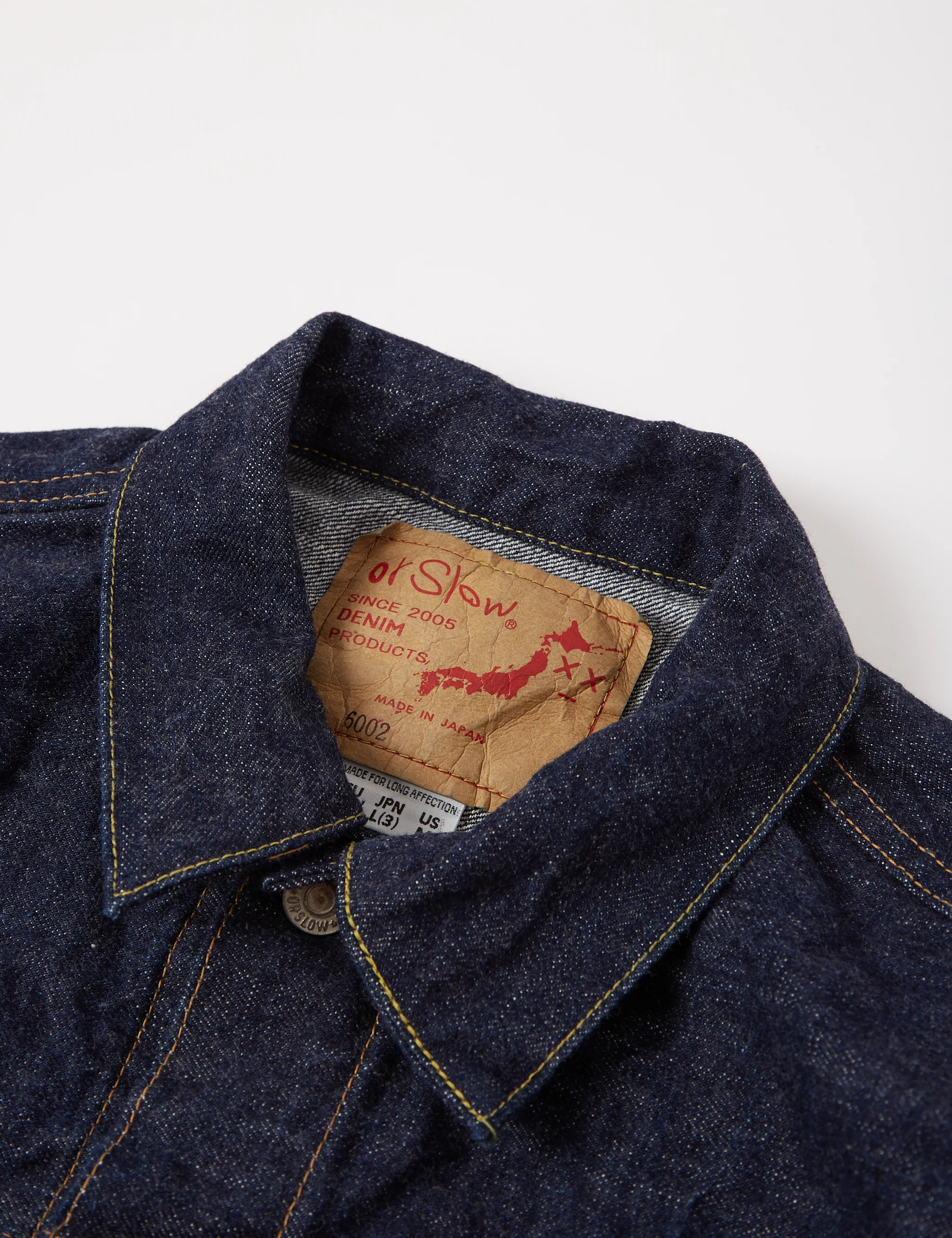 orSlow Type 2 1950's Denim Jacket - One Wash - Image 7