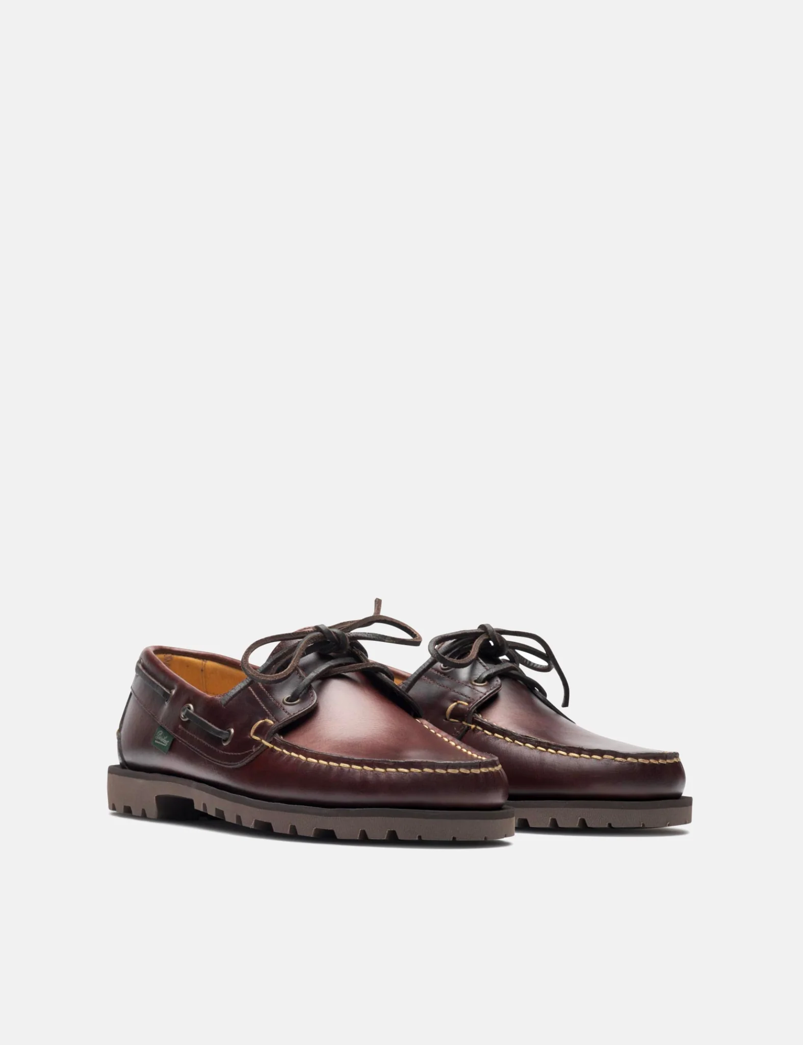 Paraboot Malo Boat Shoes (Leather) - America Brown - Image 2