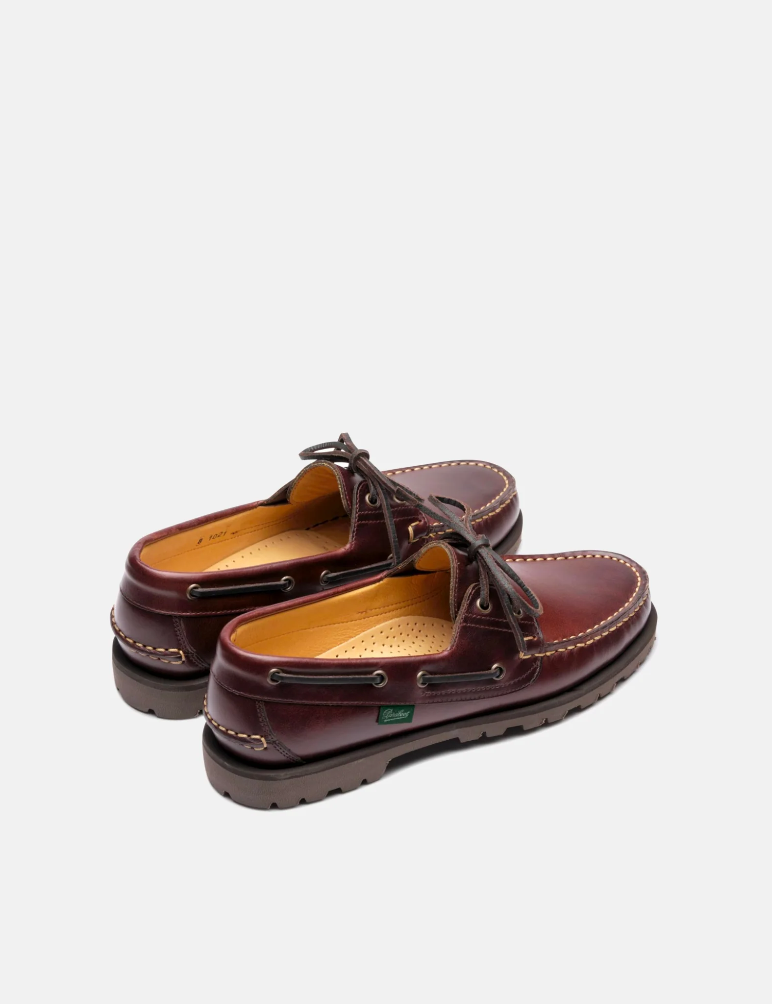 Paraboot Malo Boat Shoes (Leather) - America Brown - Image 3