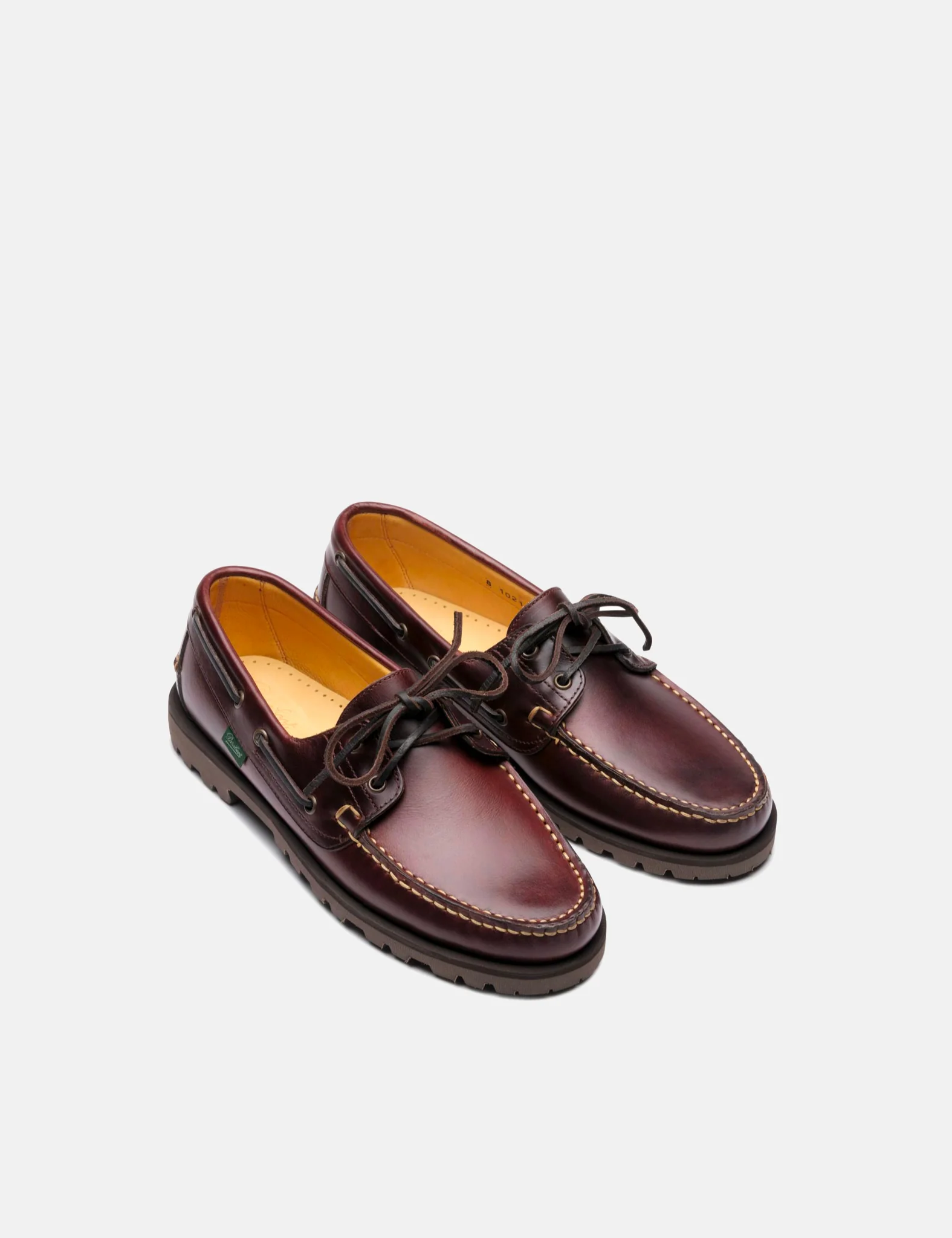 Paraboot Malo Boat Shoes (Leather) - America Brown - Image 5