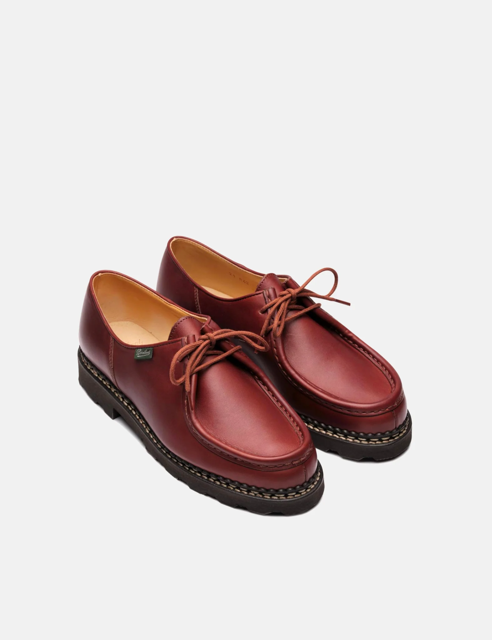 Paraboot Michael Shoes (Leather) - Marron Brown - Image 2