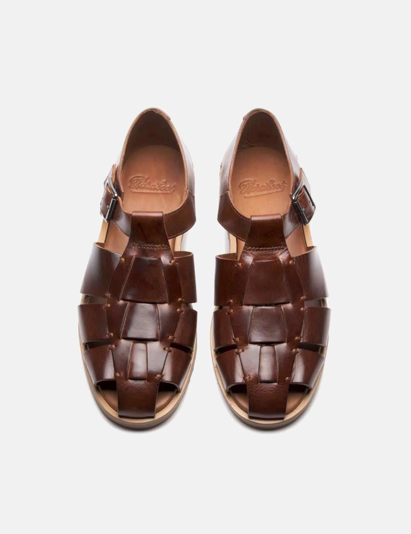 Paraboot Pacific Sandals (Leather) - Marron Brown - Image 3