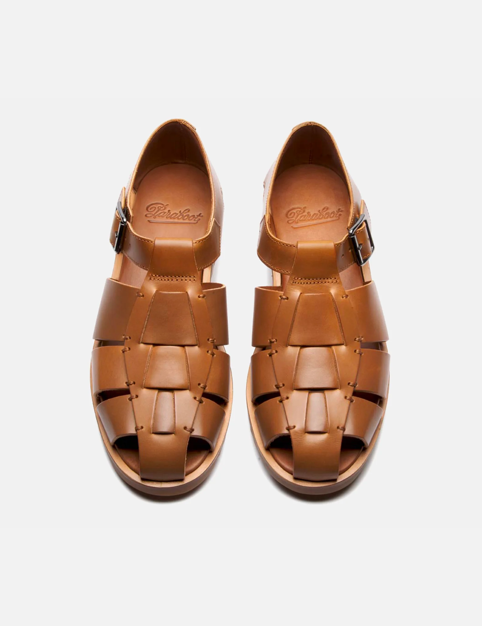 Paraboot Pacific Sandals (Leather) - Tan Brown - Image 4