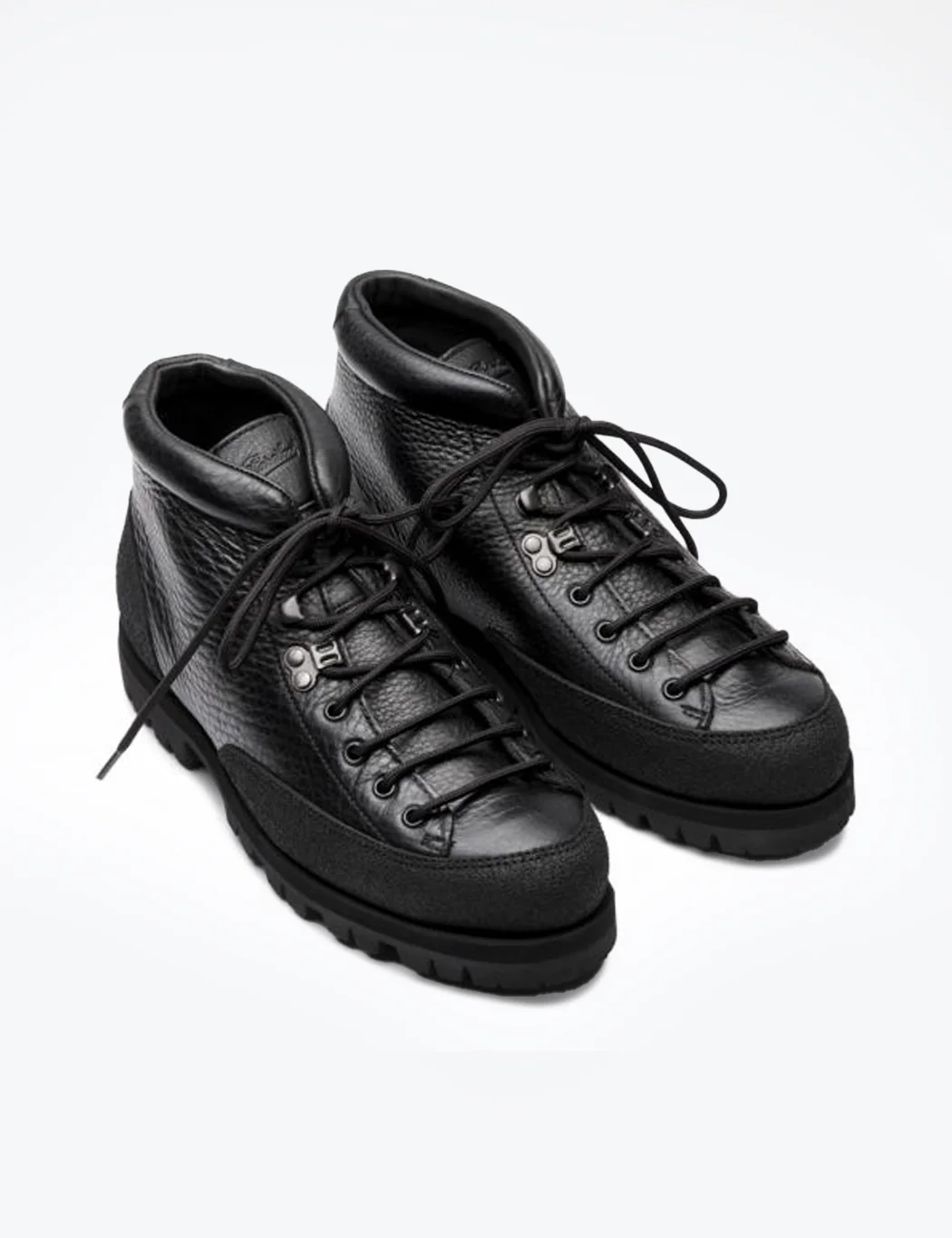 Paraboot Yosemite Boots (Leather) - Black/Foul Black - Image 2