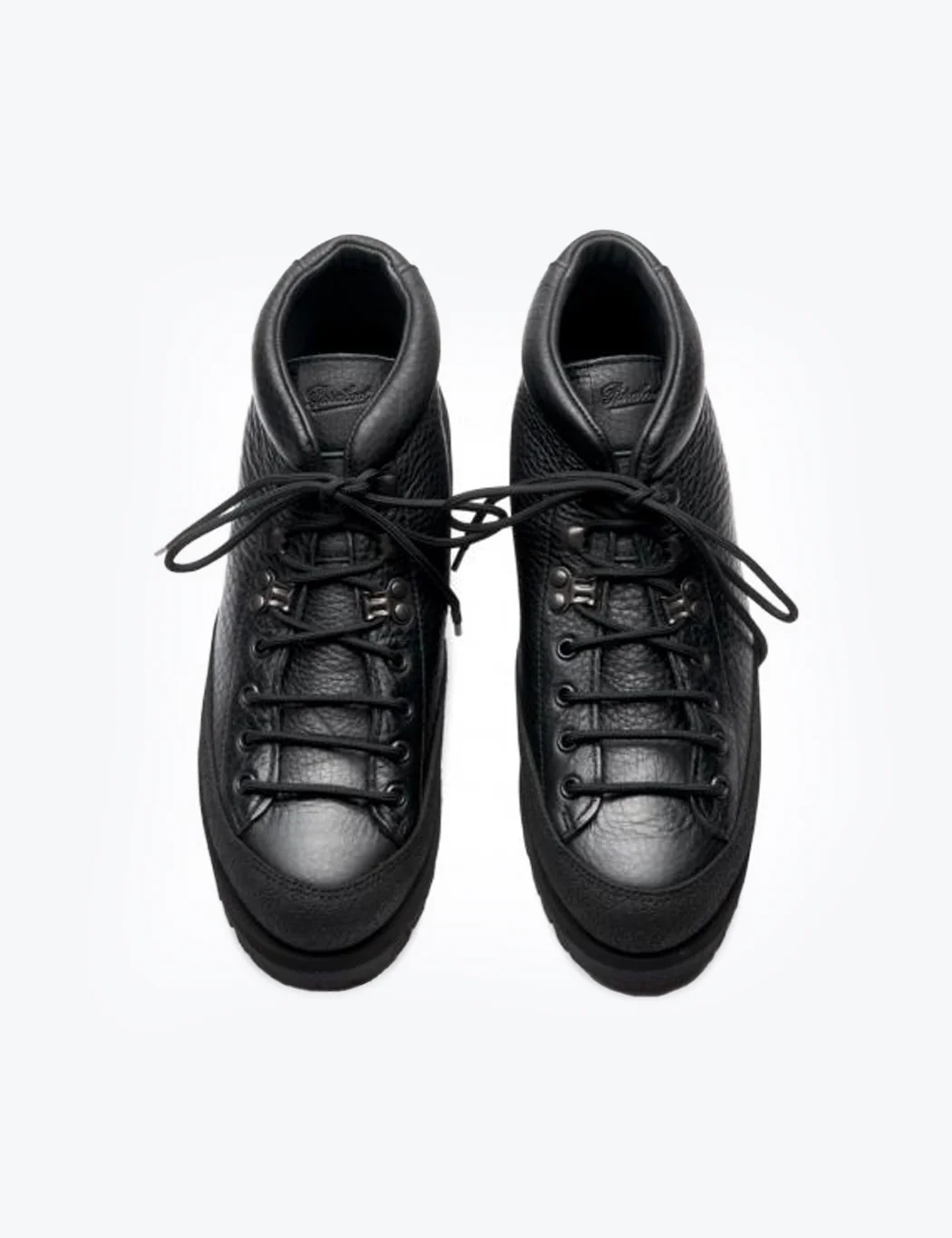 Paraboot Yosemite Boots (Leather) - Black/Foul Black - Image 5