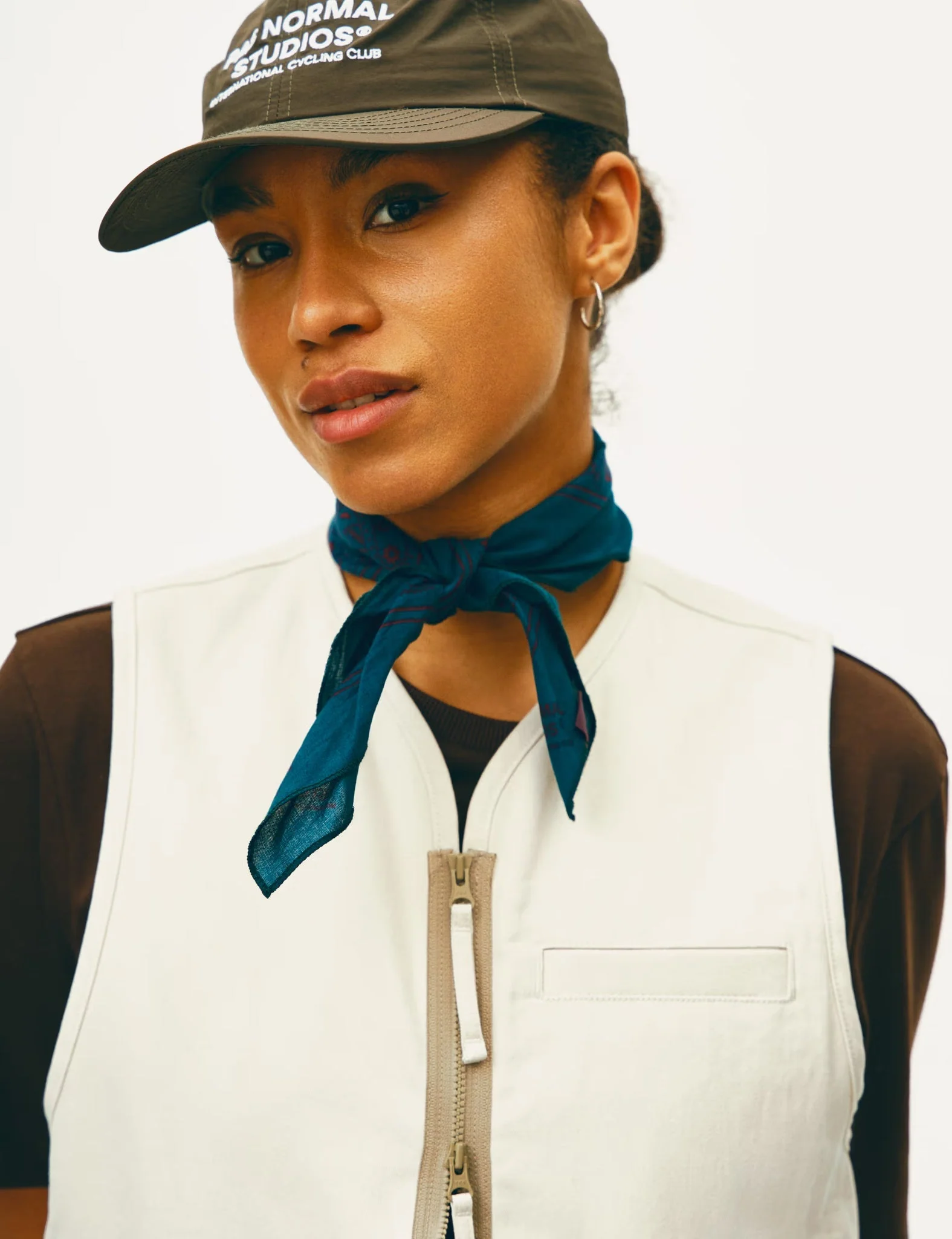 Pas Normal Studios Off-Race Bandana - Aqua Blue - Image 3