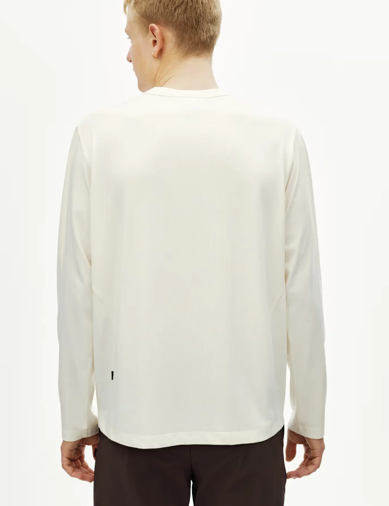 Pas Normal Studios Off-Race Long Sleeve T-Shirt (Cotton Tech) - Off White - Image 2