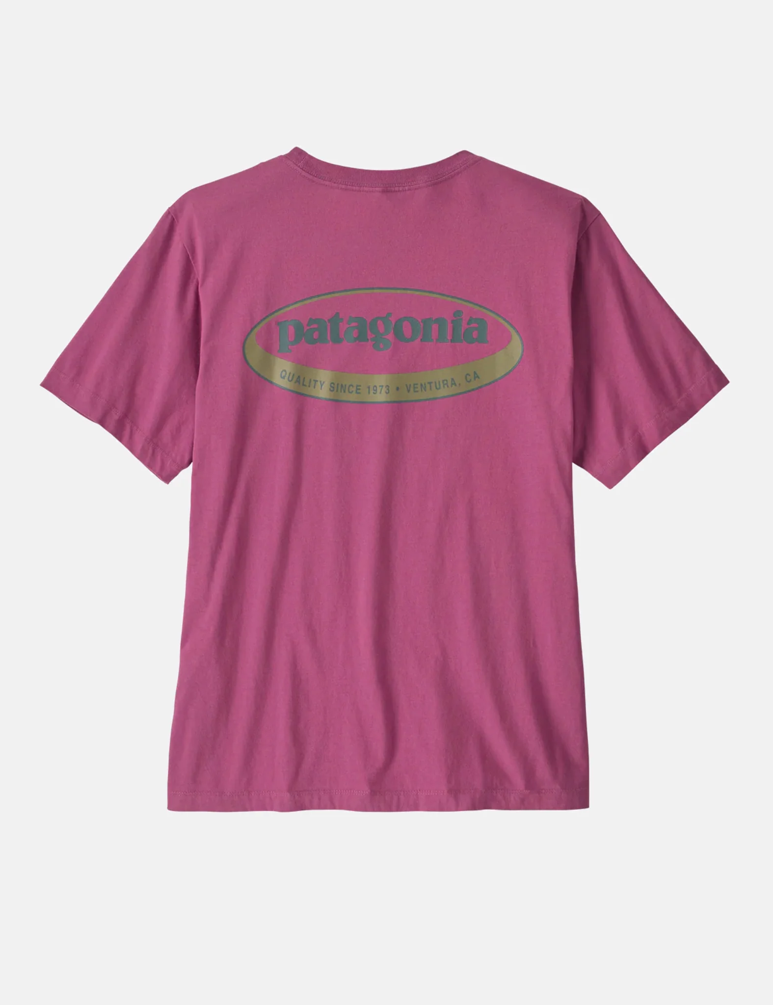 Patagonia '95 Oval Logo T-Shirt - Faded Magenta