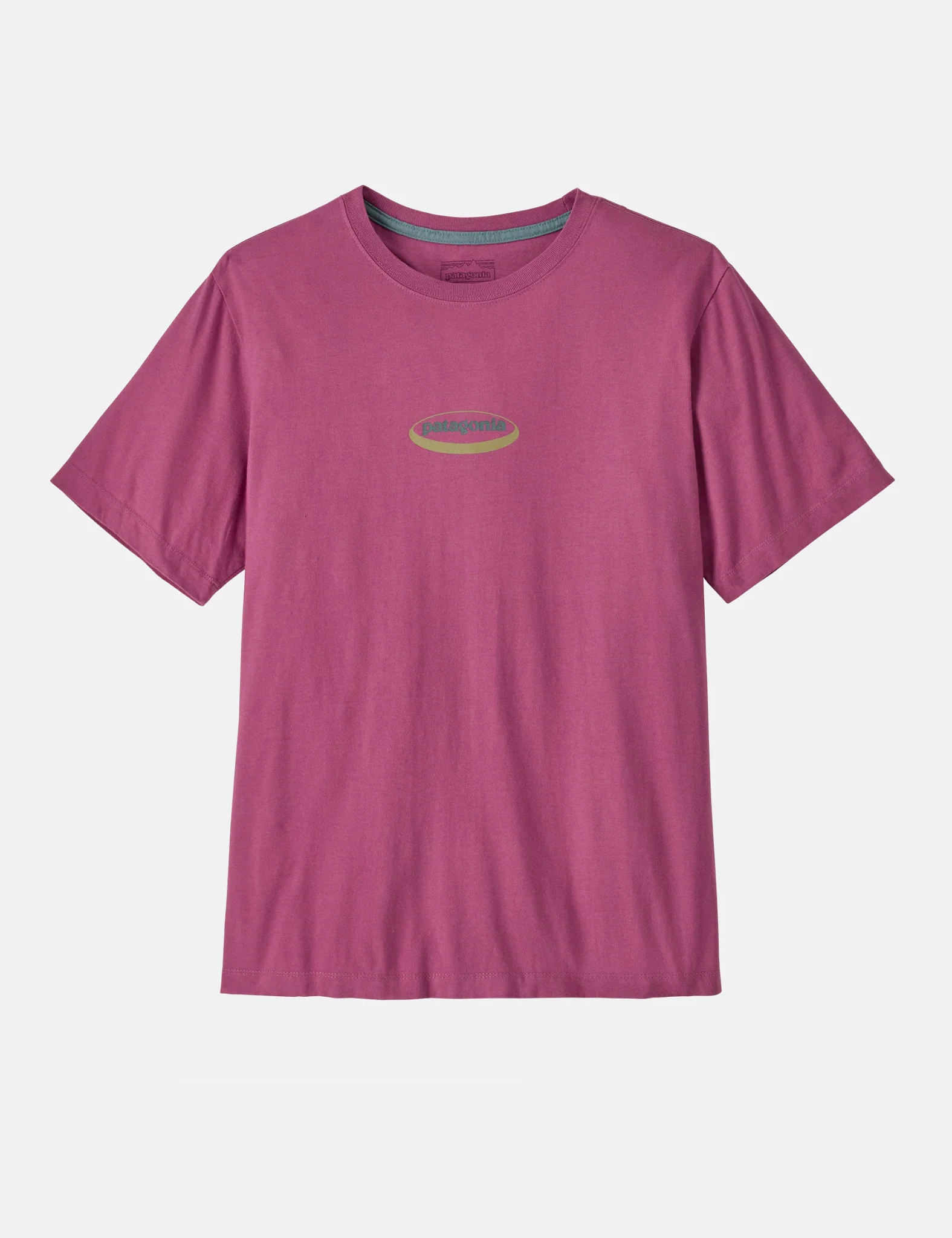 Patagonia '95 Oval Logo T-Shirt - Faded Magenta - Image 2