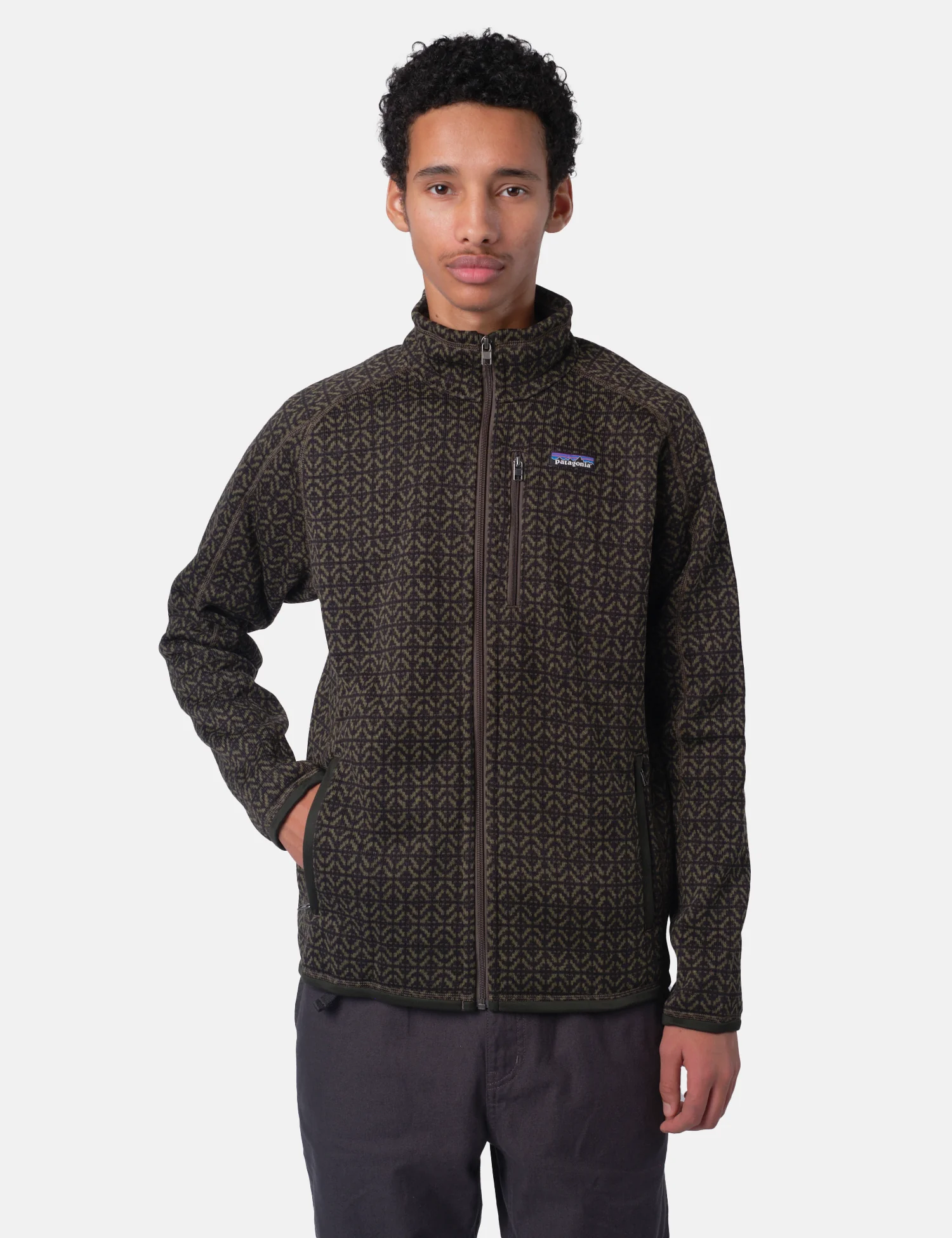 Patagonia Better Sweater Jacket - Scales: Old Growth Green - Image 3