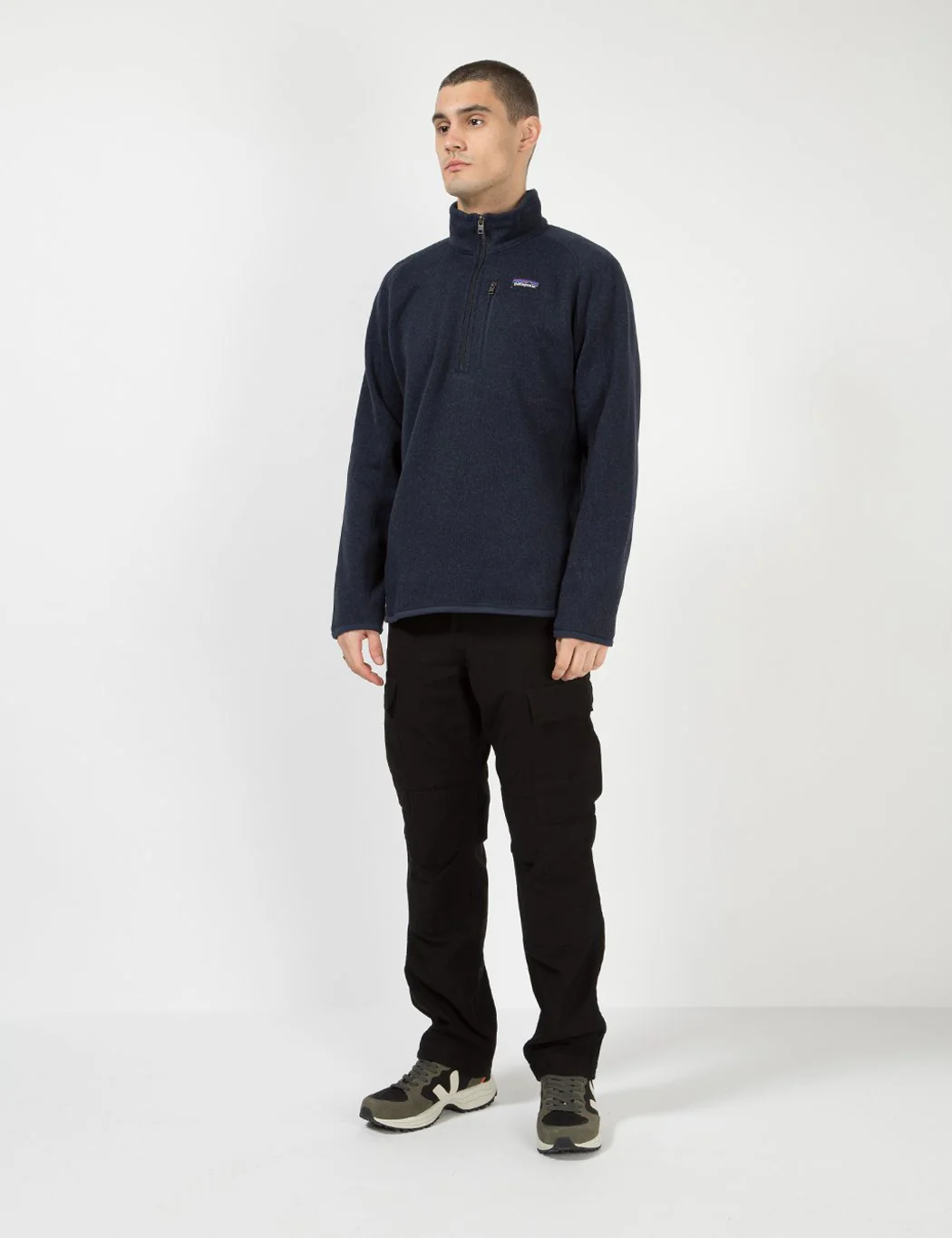 Patagonia Better Sweater 1/4 Zip Sweatshirt - New Navy Blue - Image 3