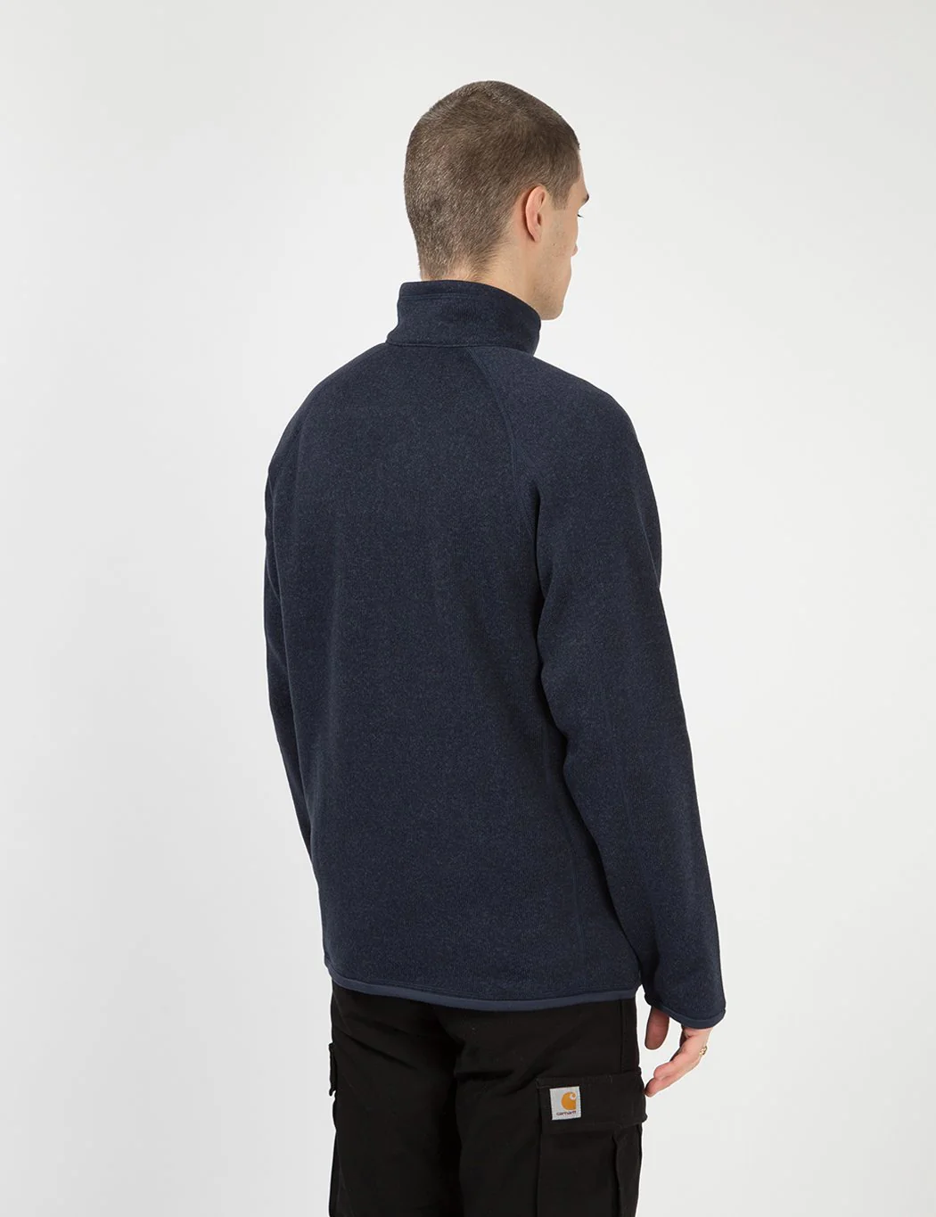Patagonia Better Sweater 1/4 Zip Sweatshirt - New Navy Blue - Image 4