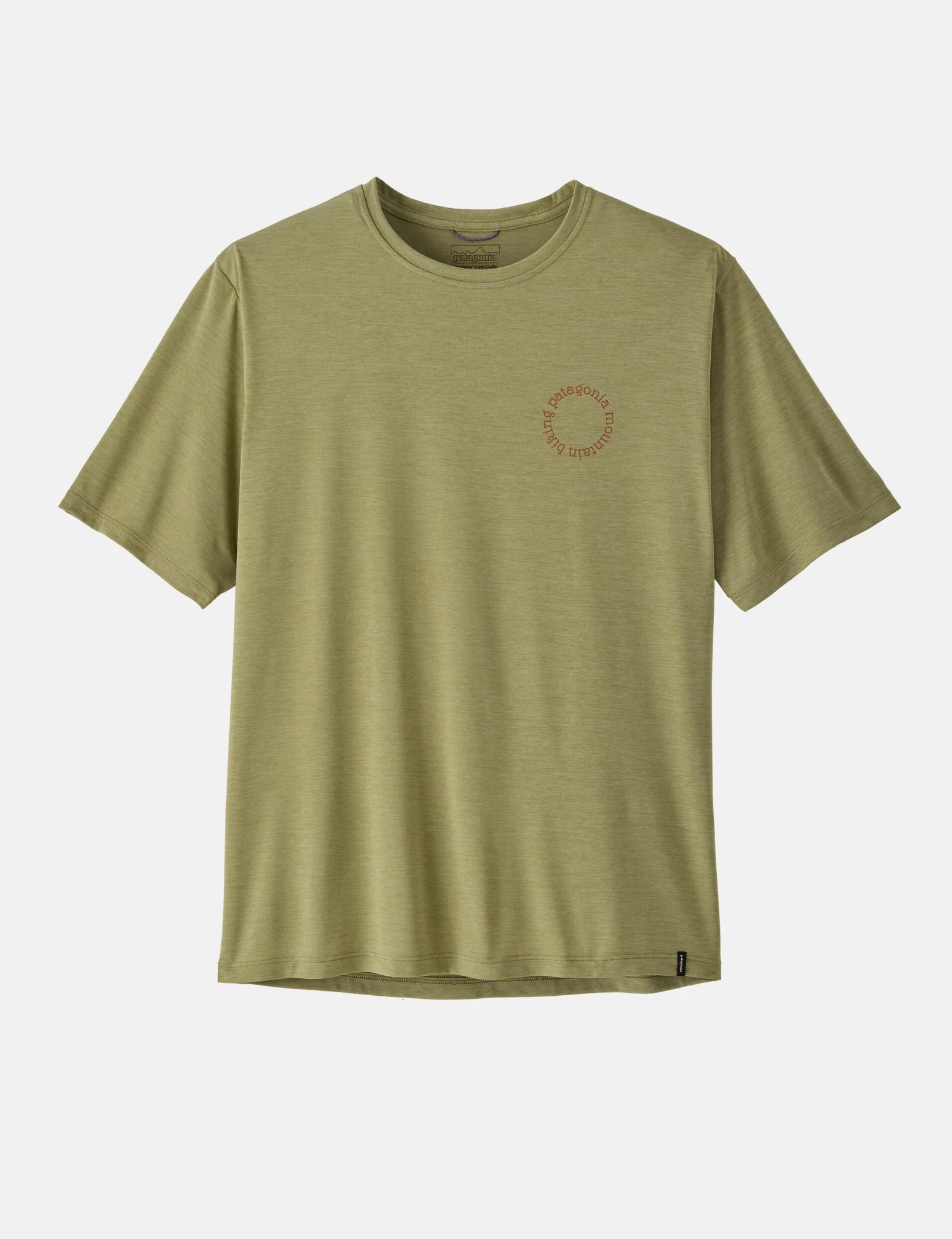 Patagonia Cap Cool Daily T-Shirt - Spoke Stencil/Gumtree Green