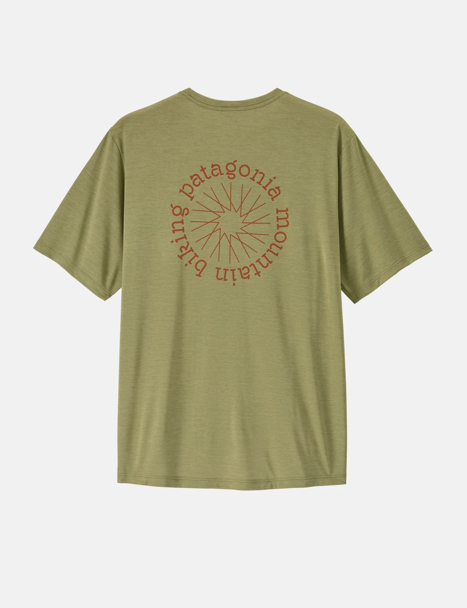 Patagonia Cap Cool Daily T-Shirt - Spoke Stencil/Gumtree Green - Image 2
