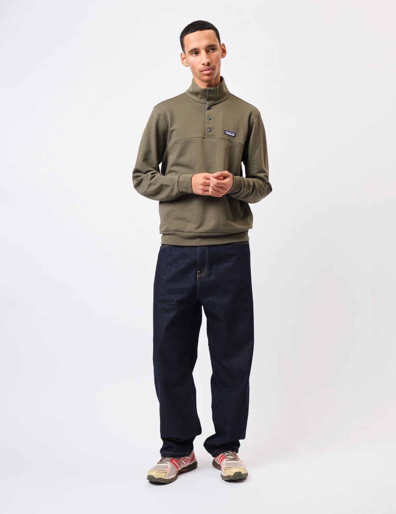 Patagonia Daily Snap- Pullover Fleece - Basin Green - Image 3