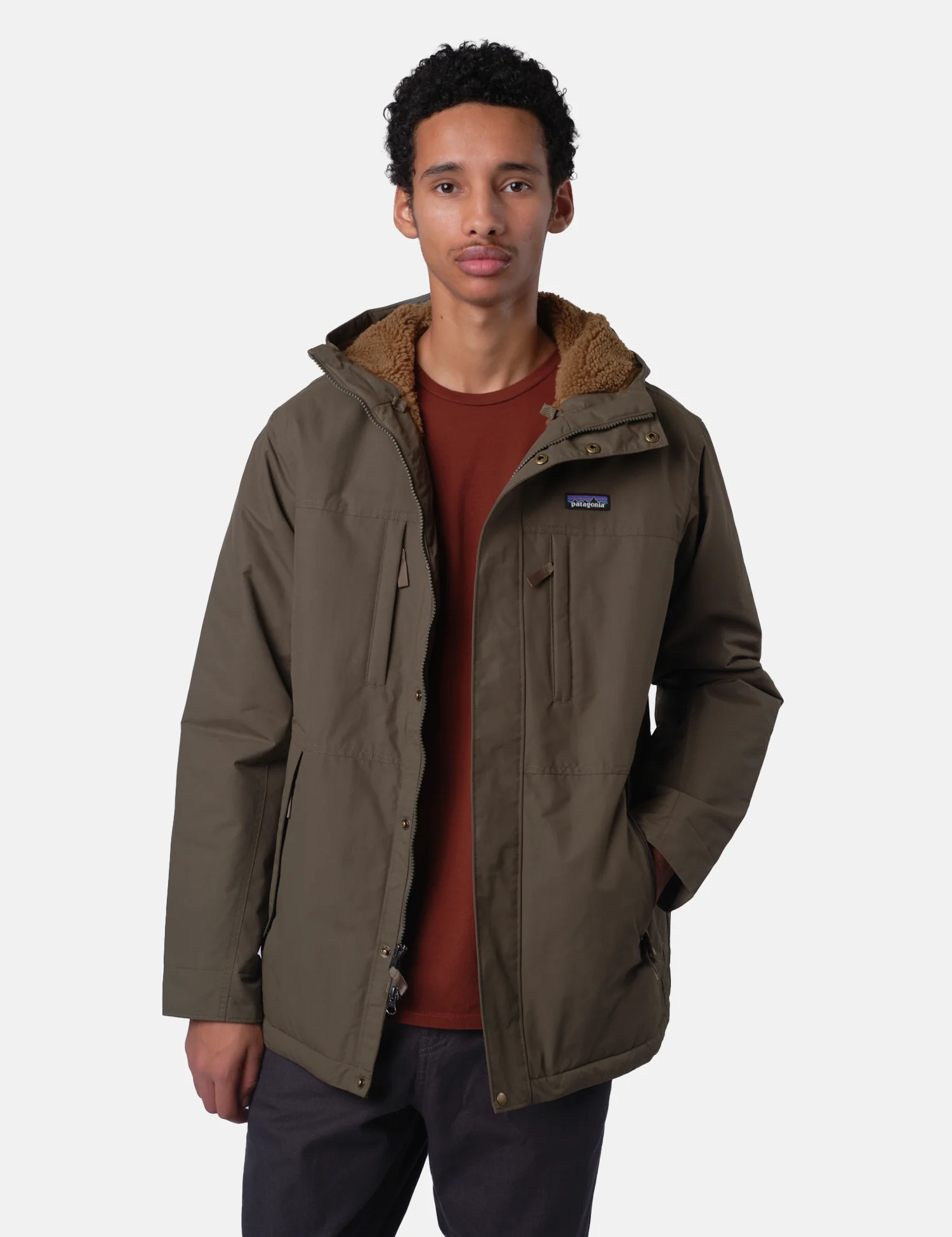 Patagonia Isthmus Parka Jacket - Basin Green - Image 4
