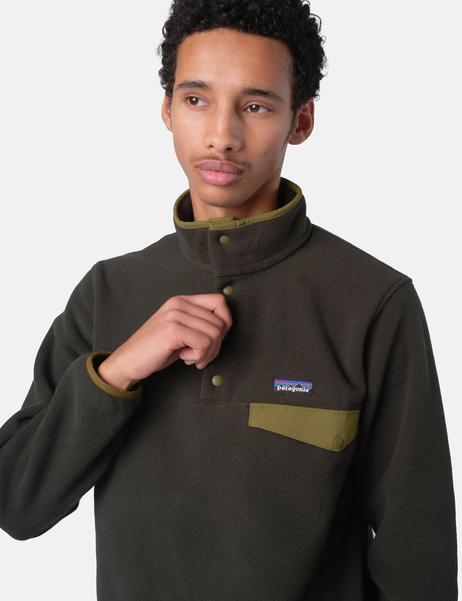 Patagonia LW Synchilla Snap-T Fleece - Old Growth Green - Image 2