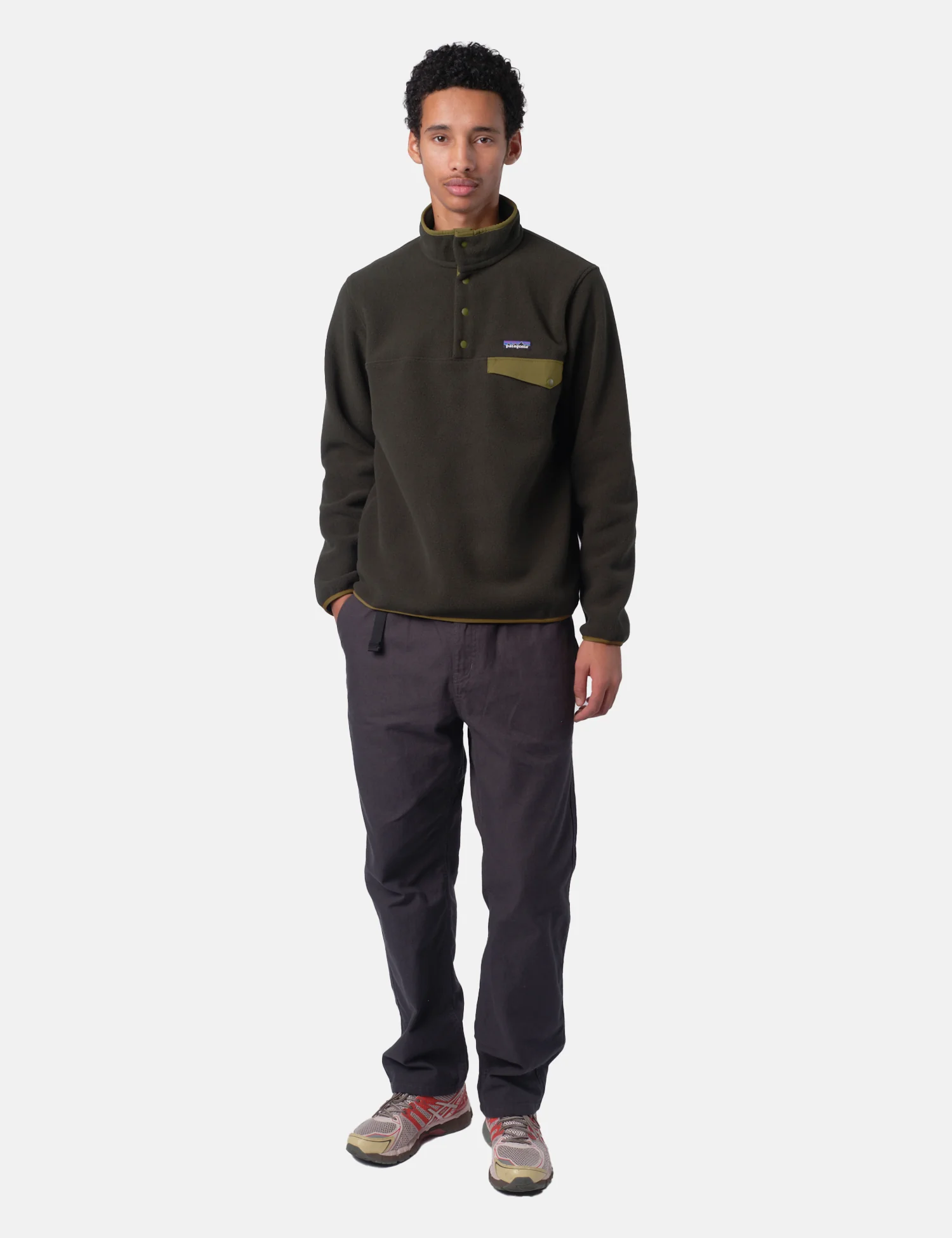 Patagonia LW Synchilla Snap-T Fleece - Old Growth Green - Image 3