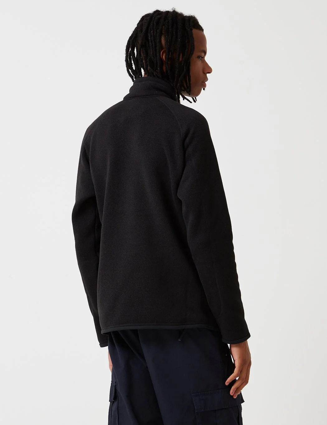 Patagonia Better Sweater 1/4 Zip Sweatshirt - Black - Image 3