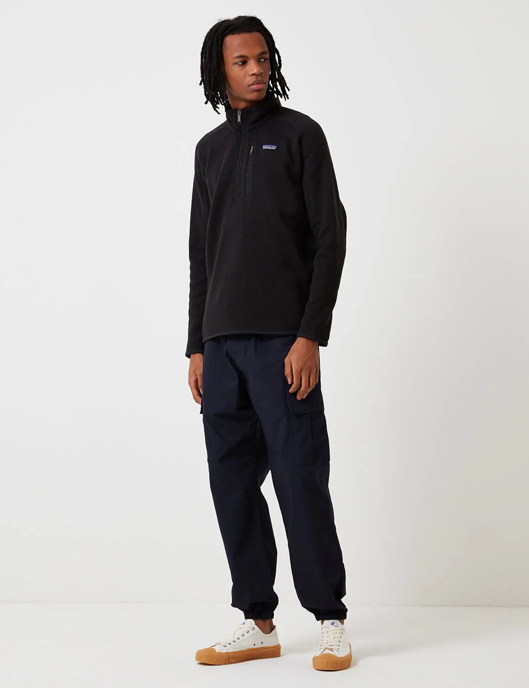 Patagonia Better Sweater 1/4 Zip Sweatshirt - Black - Image 4
