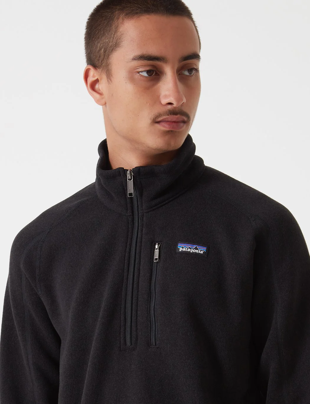 Patagonia Better Sweater 1/4 Zip Sweatshirt - Black - Image 5