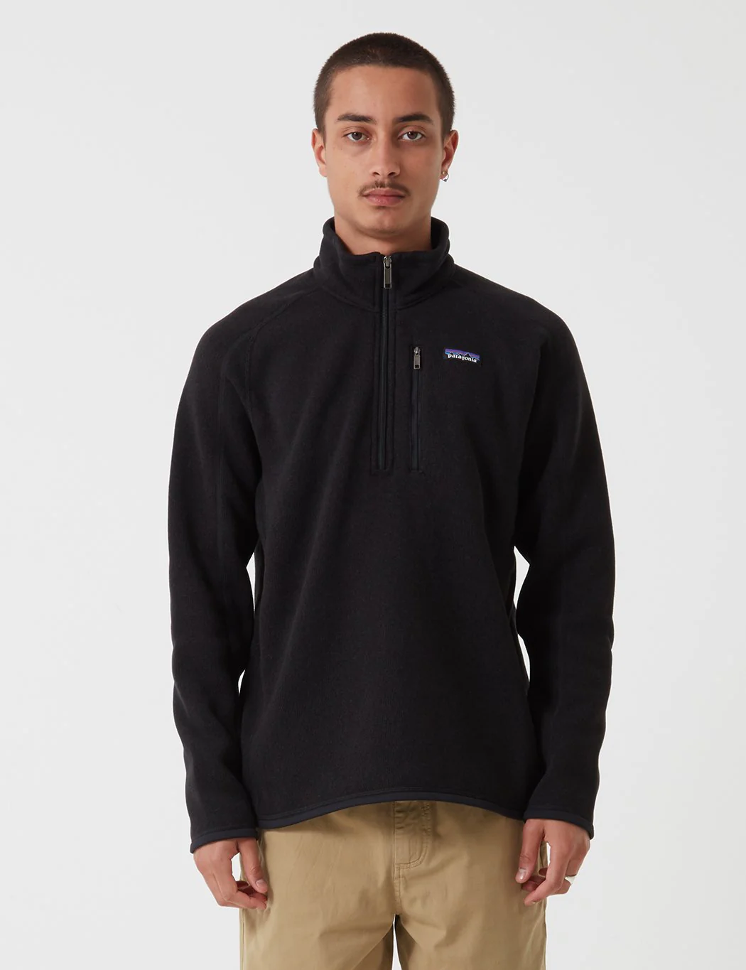 Patagonia Better Sweater 1/4 Zip Sweatshirt - Black - Image 6