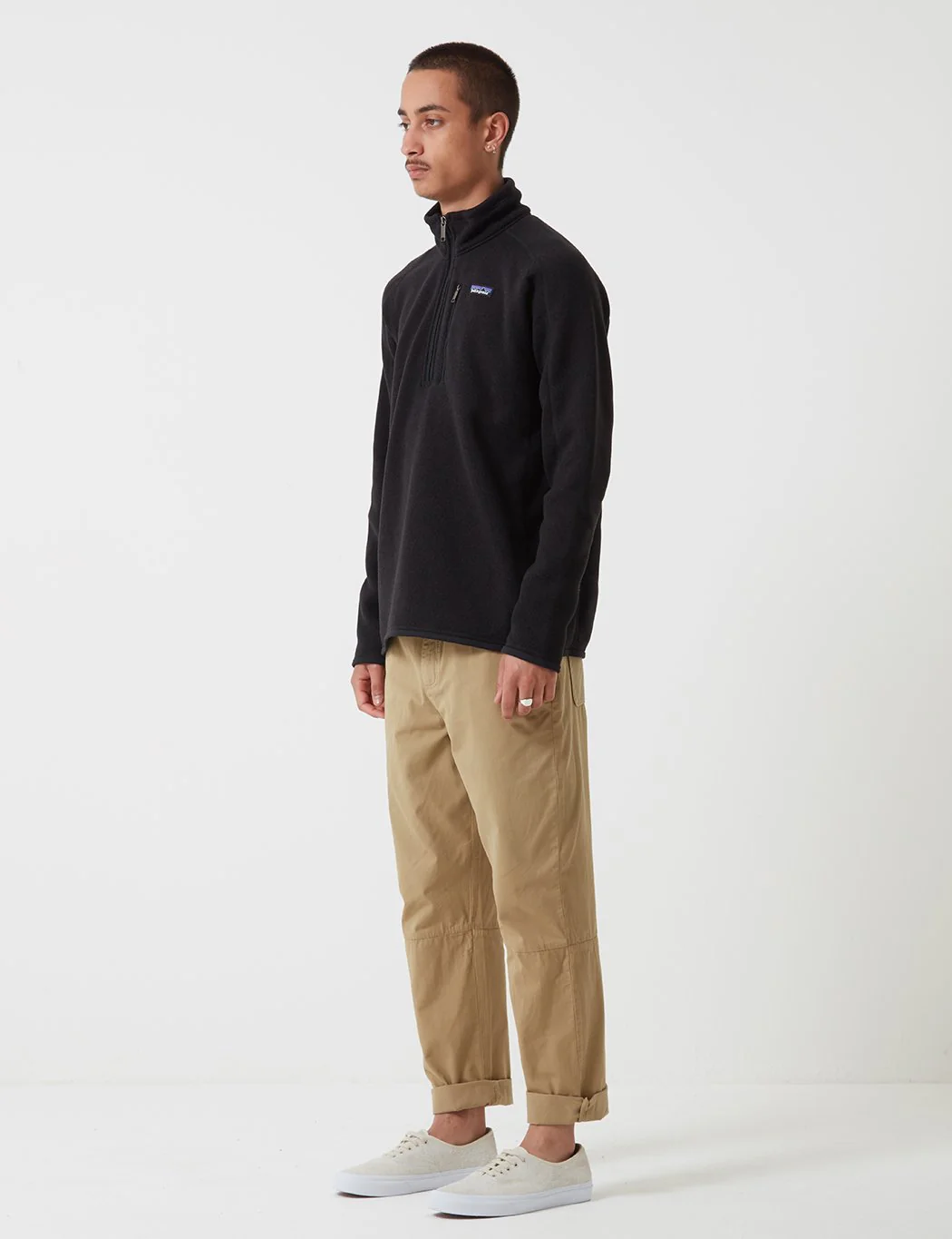 Patagonia Better Sweater 1/4 Zip Sweatshirt - Black - Image 7