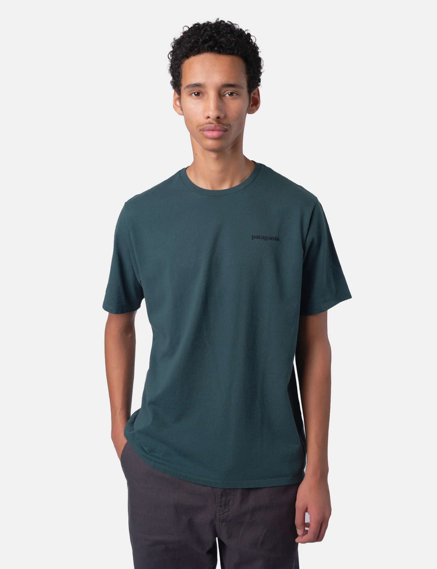Patagonia P-6 Logo Responsibili-Tee T-Shirt - Cascade Green - Image 2