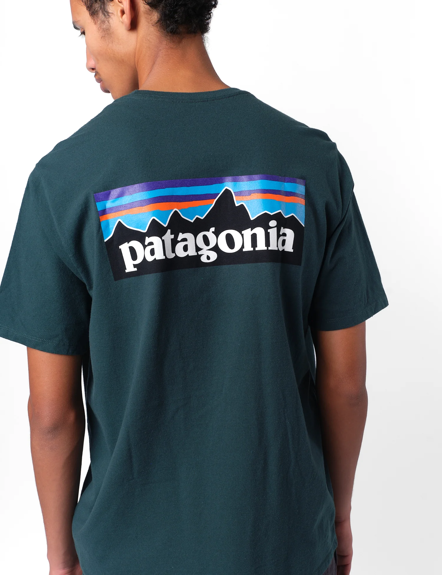 Patagonia P-6 Logo Responsibili-Tee T-Shirt - Cascade Green - Image 4