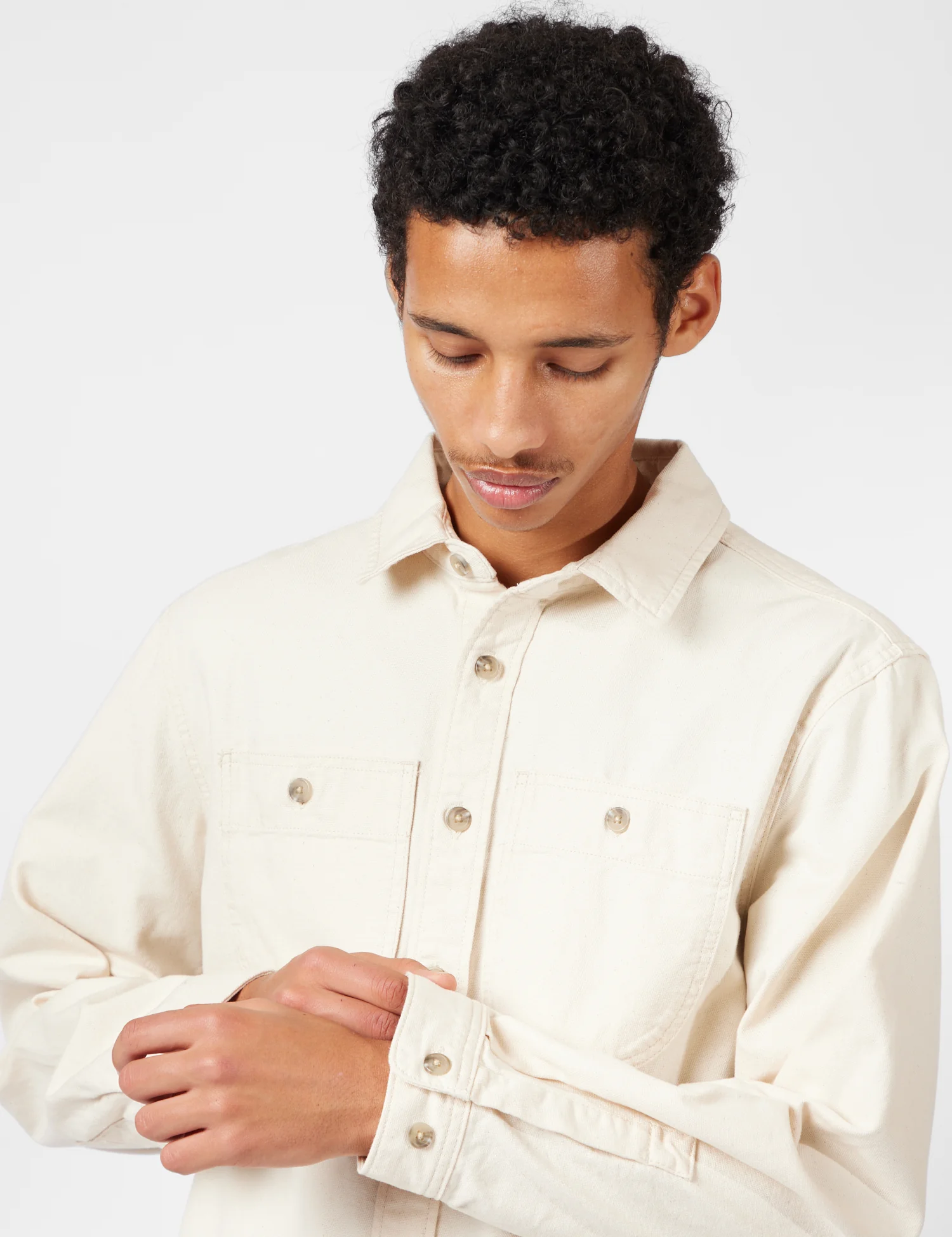 Patagonia Point Reyes Canvas Shirt - Undyed Natural - Image 2